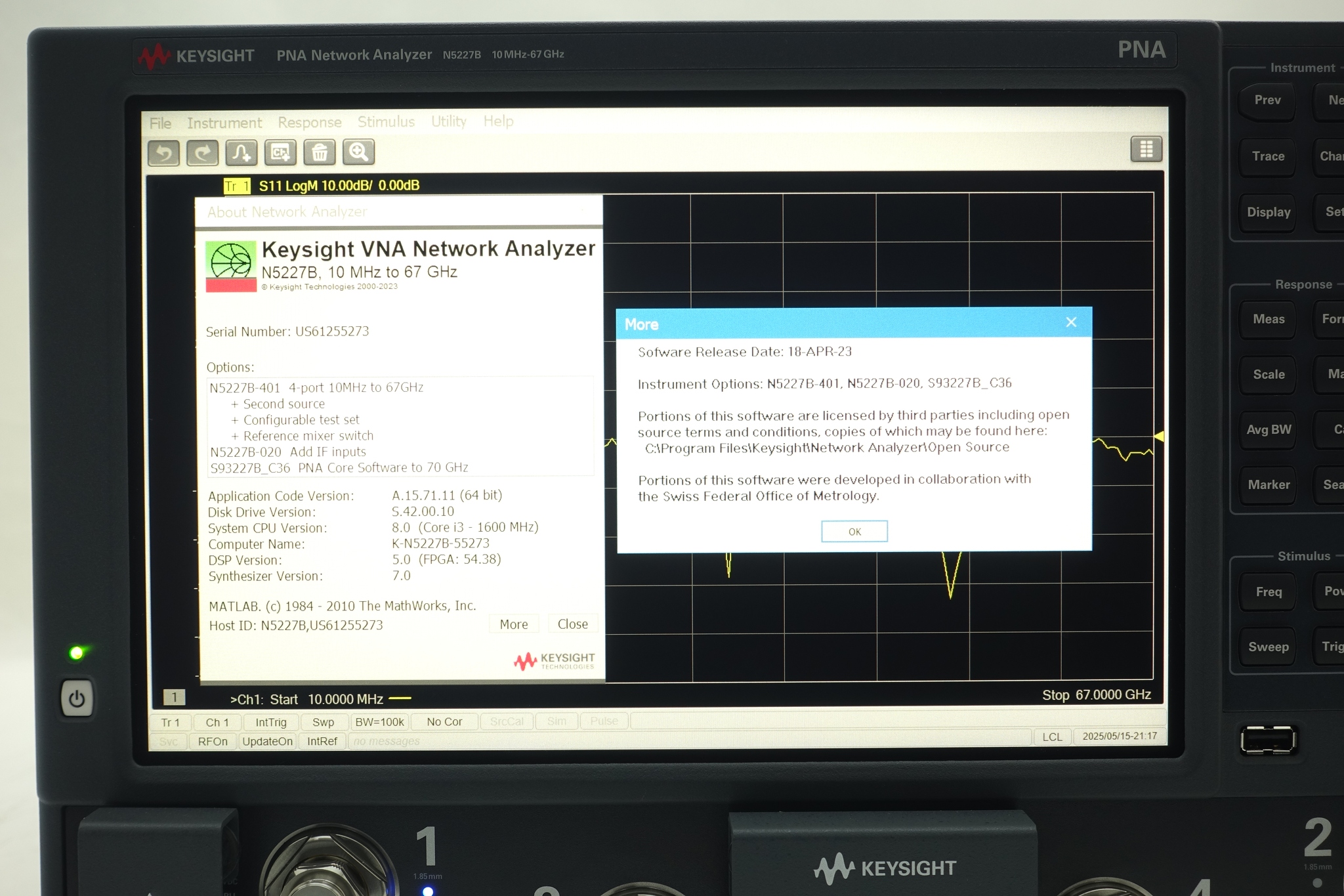 Keysight N5227B PNA Microwave Network Analyzer