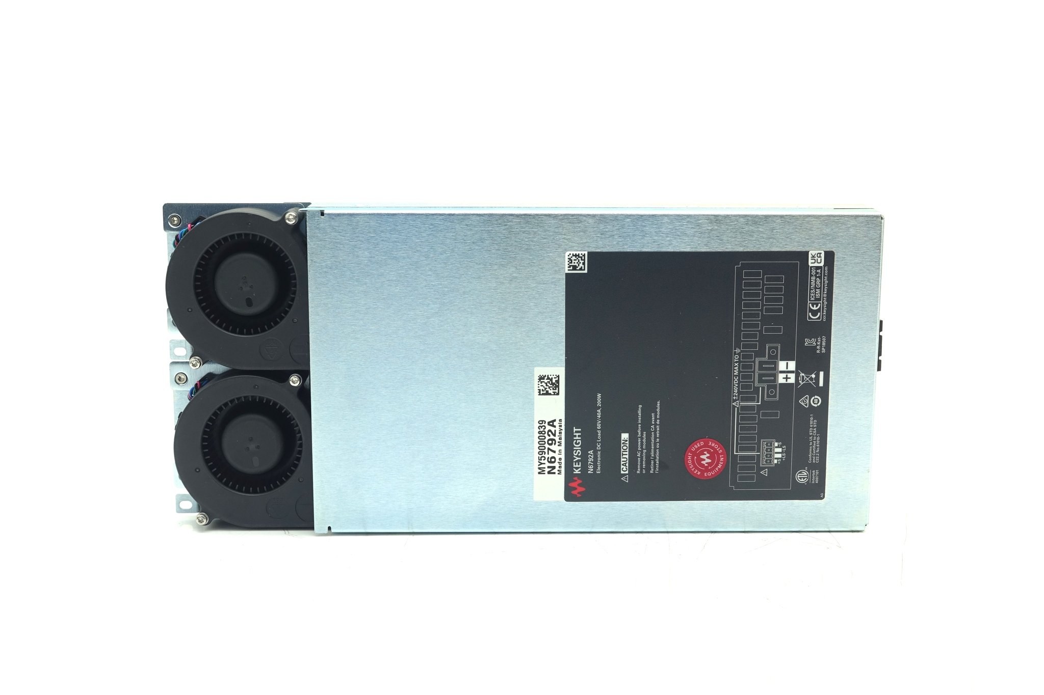 Keysight N6792A DC Electronic Load Modules / 1U Height / Double-wide / 60V / 40A / 200W Keysight N6792A DC Electronic Load Modules / 1U Height / Double-wide / 60V / 40A / 200W
