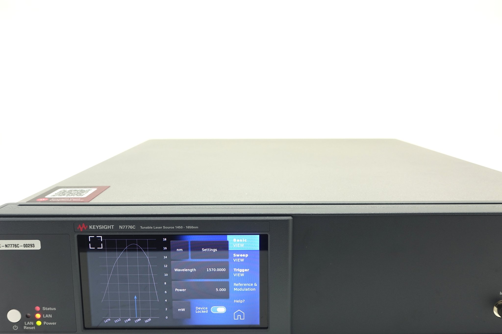 Keysight N7776C Tunable Laser Source / High Power and Lowest SSE / Top Line