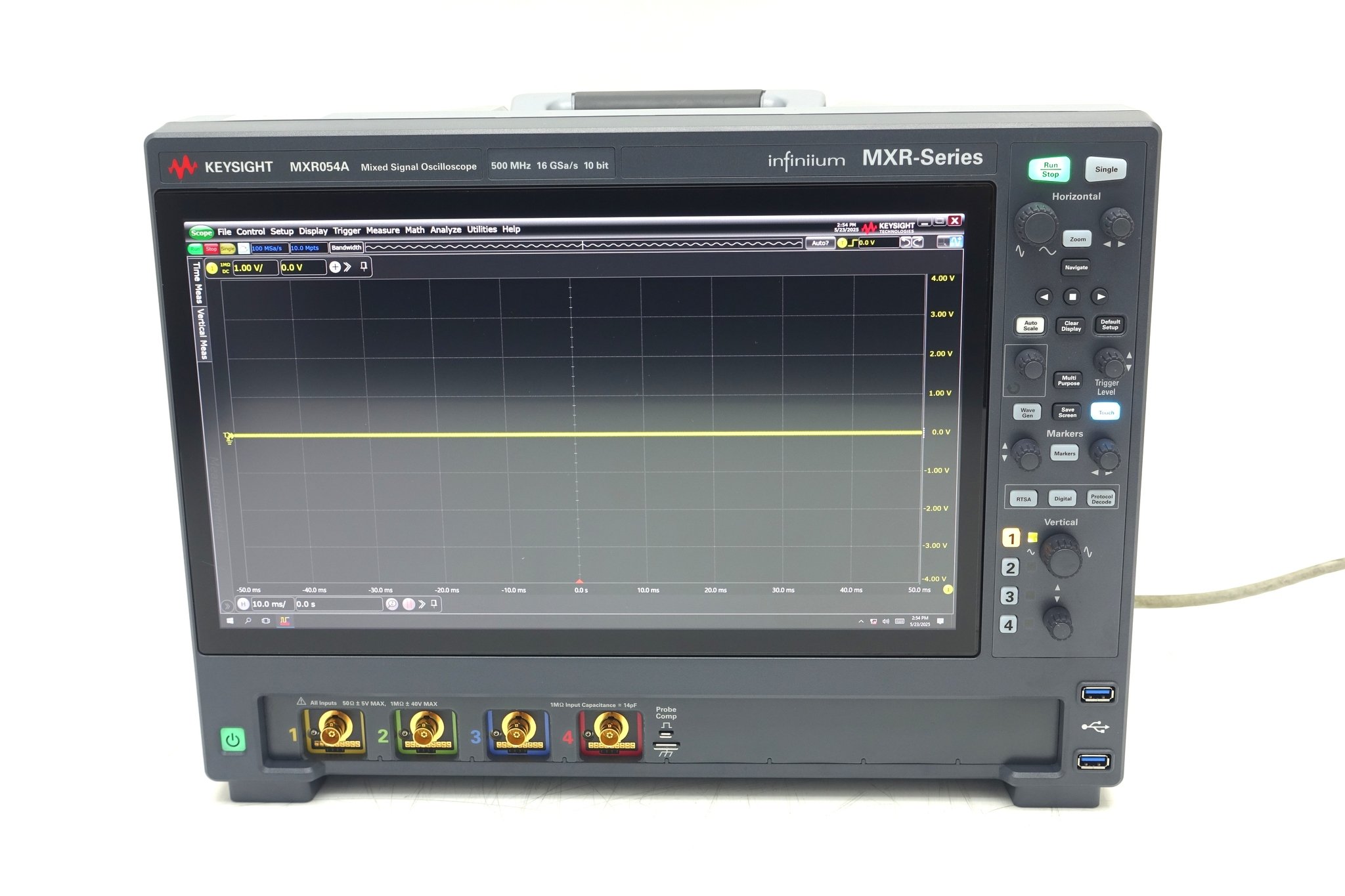 Keysight MXR054A Infiniium MXR-Series Real-Time Oscilloscope / 500 MHz / 16 GSa/s / 4 Channels Keysight MXR054A Infiniium MXR-Series Real-Time Oscilloscope / 500 MHz / 16 GSa/s / 4 Channels