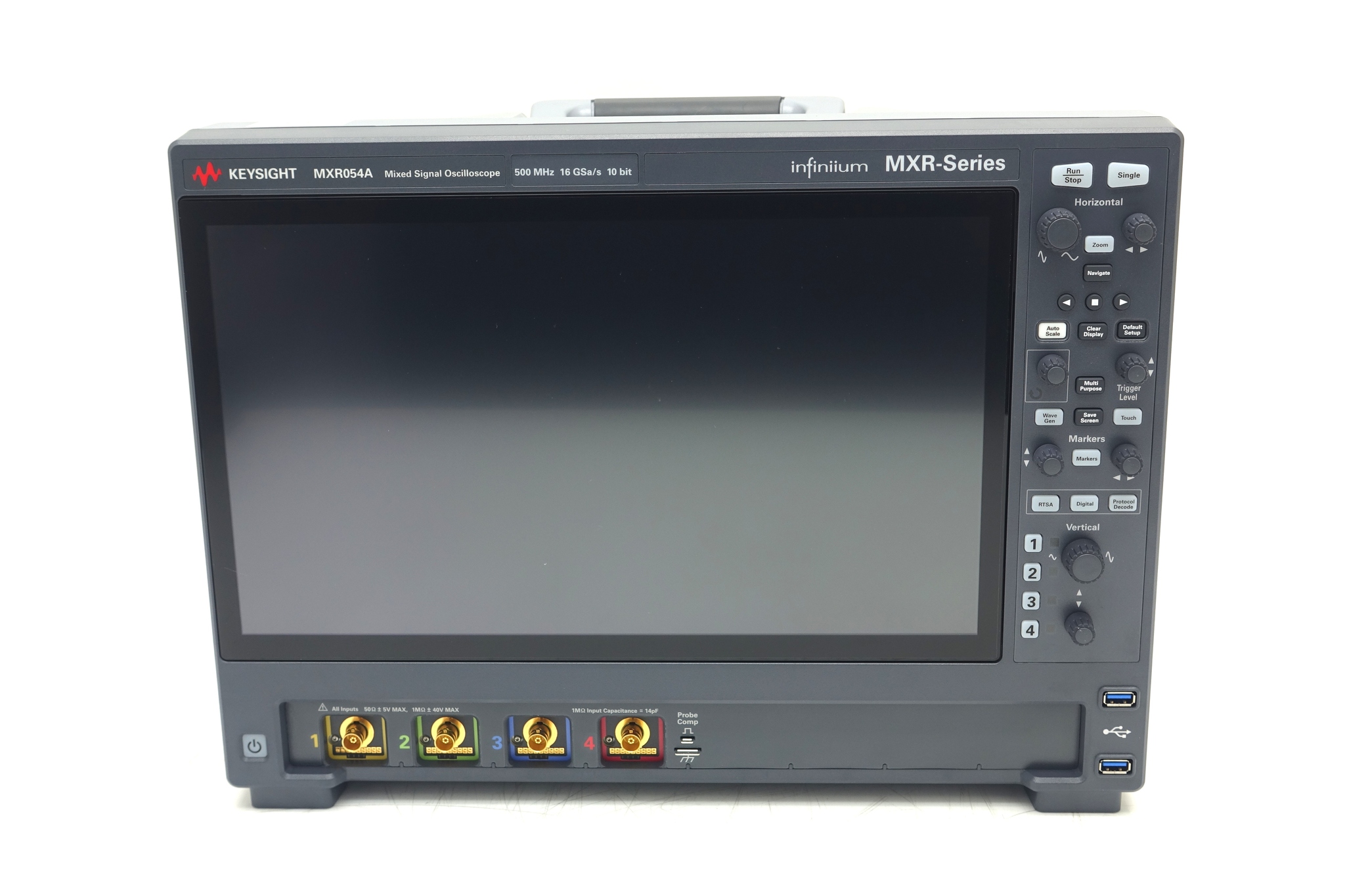 Keysight MXR054A Infiniium MXR-Series Real-Time Oscilloscope / 500 MHz / 16 GSa/s / 4 Channels Keysight MXR054A Infiniium MXR-Series Real-Time Oscilloscope / 500 MHz / 16 GSa/s / 4 Channels