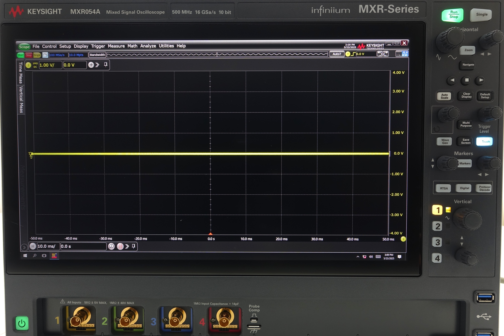 Keysight MXR054A Infiniium MXR-Series Real-Time Oscilloscope / 500 MHz / 16 GSa/s / 4 Channels Keysight MXR054A Infiniium MXR-Series Real-Time Oscilloscope / 500 MHz / 16 GSa/s / 4 Channels