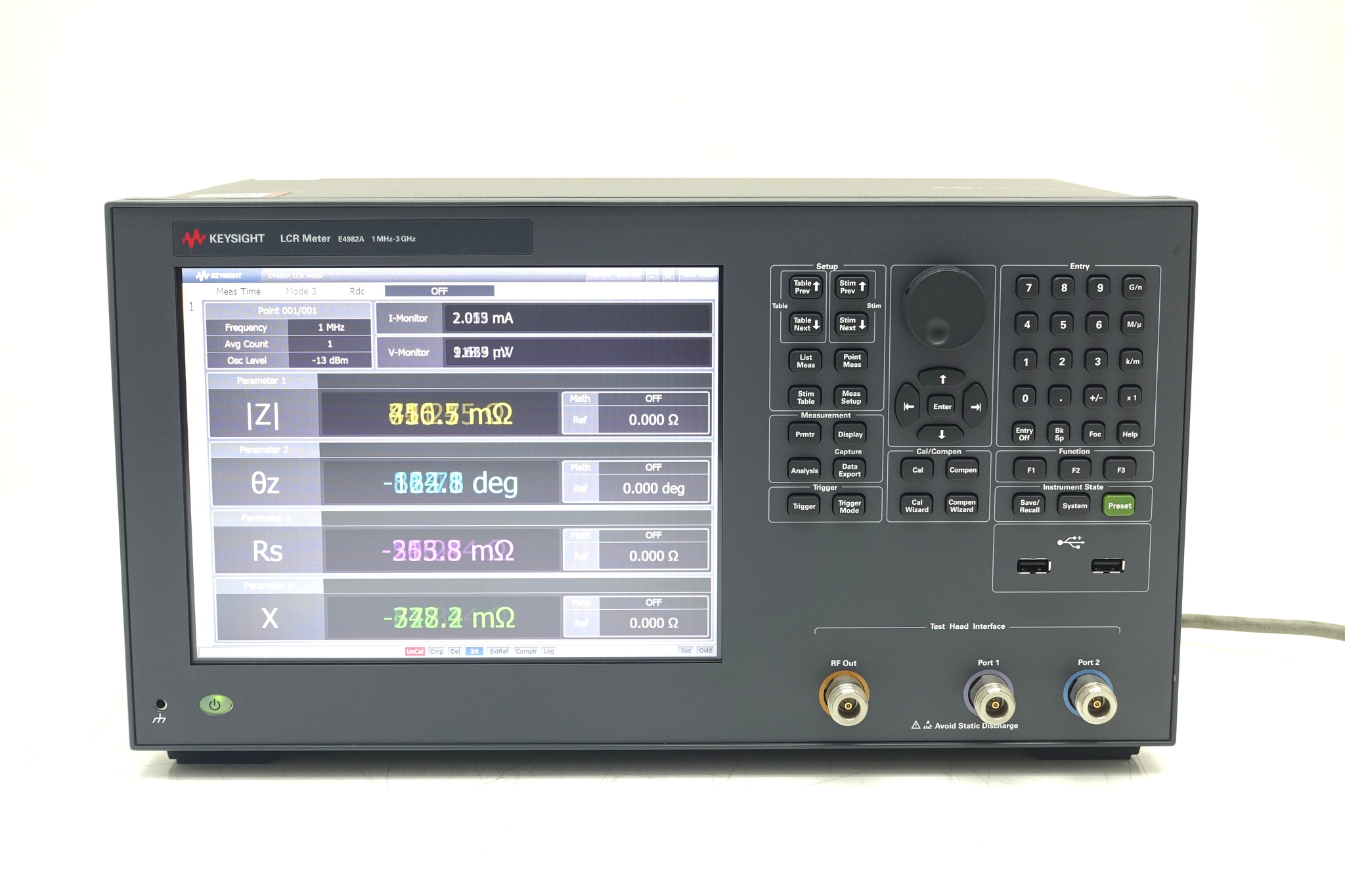 1 MHz to 3 GHz Keysight Used E4982A-300 - Actual Instrument - Image 1