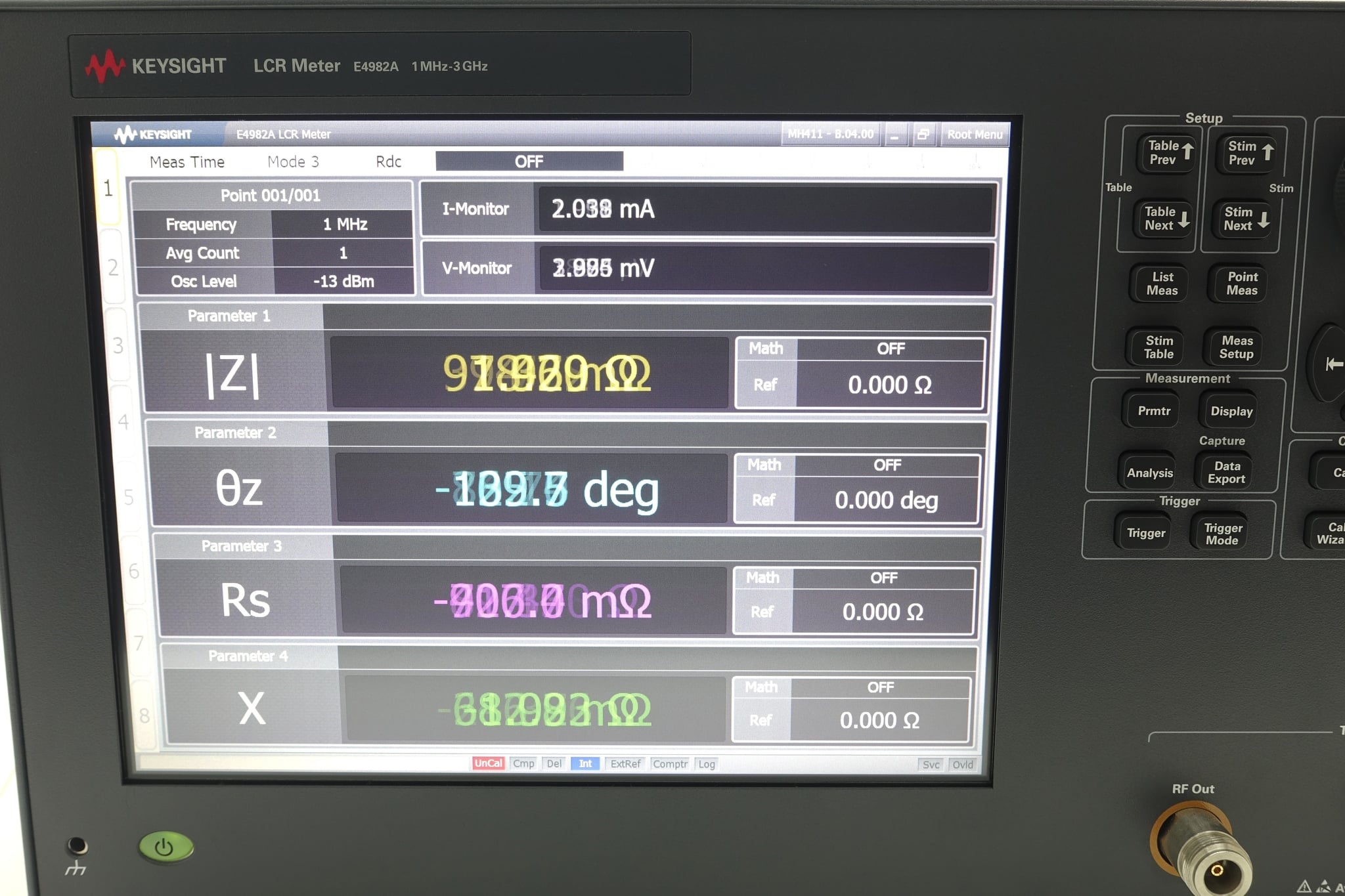 1 MHz to 3 GHz Keysight Used E4982A-300 - Actual Instrument - Image 9