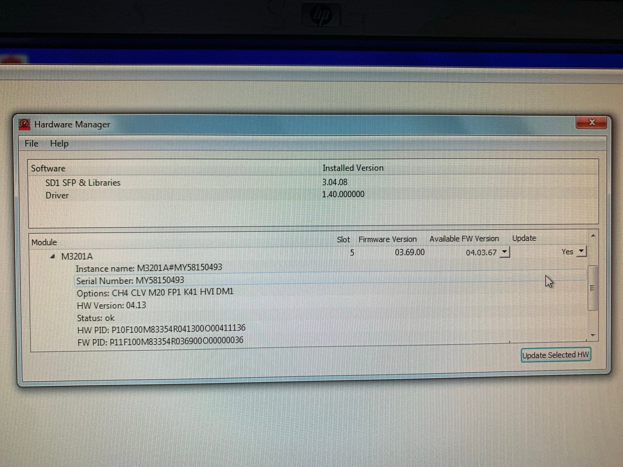 Keysight Used M3201A-CH4 - Actual Instrument - Image 7