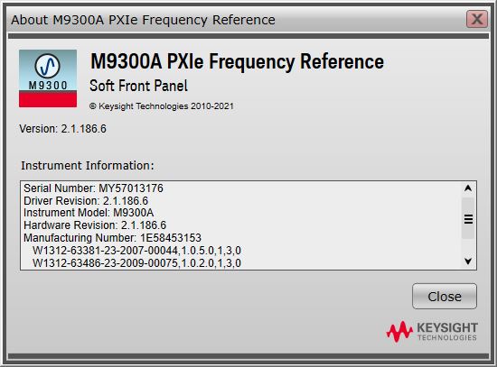 PXIe Frequency Reference / 10 MHz and 100 MHz Keysight Used M9300A - Actual Instrument - Image 7