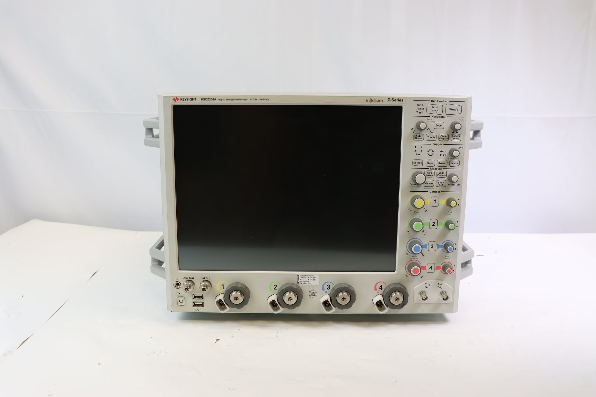 Infiniium Oscilloscope / Z-Series / 20 GHz / 80 GSa/S / 4 Channels Keysight Used DSOZ204A - Actual Instrument - Image 2