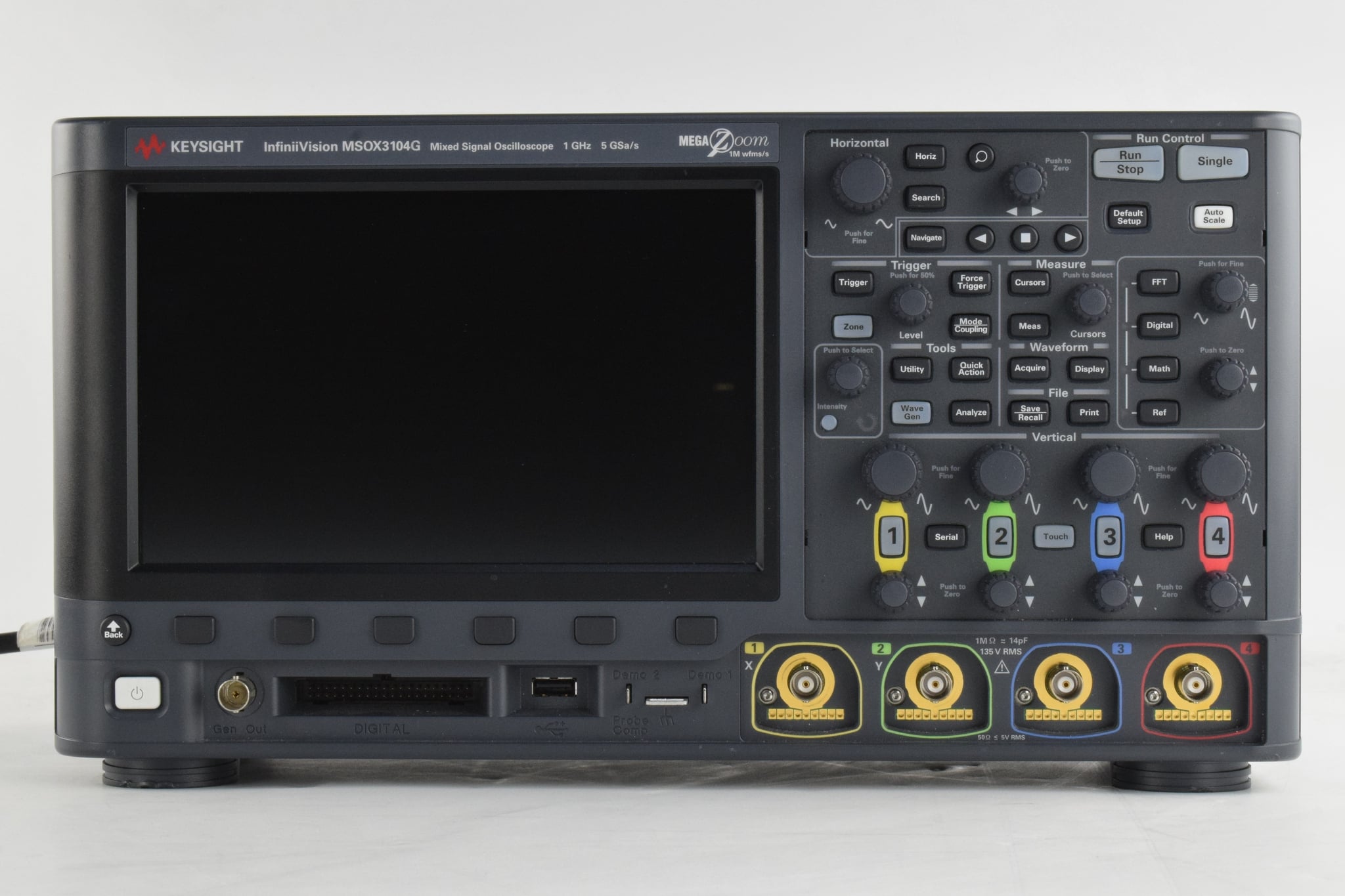 Mixed Signal Oscilloscope / 1 GHz / 4 Analog Plus 16 Digital Channels Keysight Used MSOX3104G - Actual Instrument - Image 5