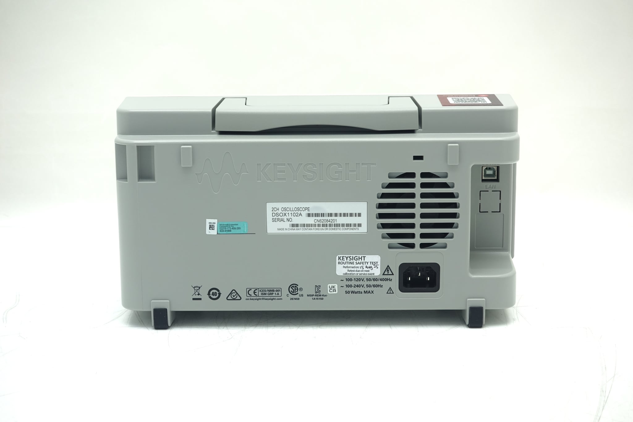Keysight Used DSOX1102A - Actual Instrument - Image 4
