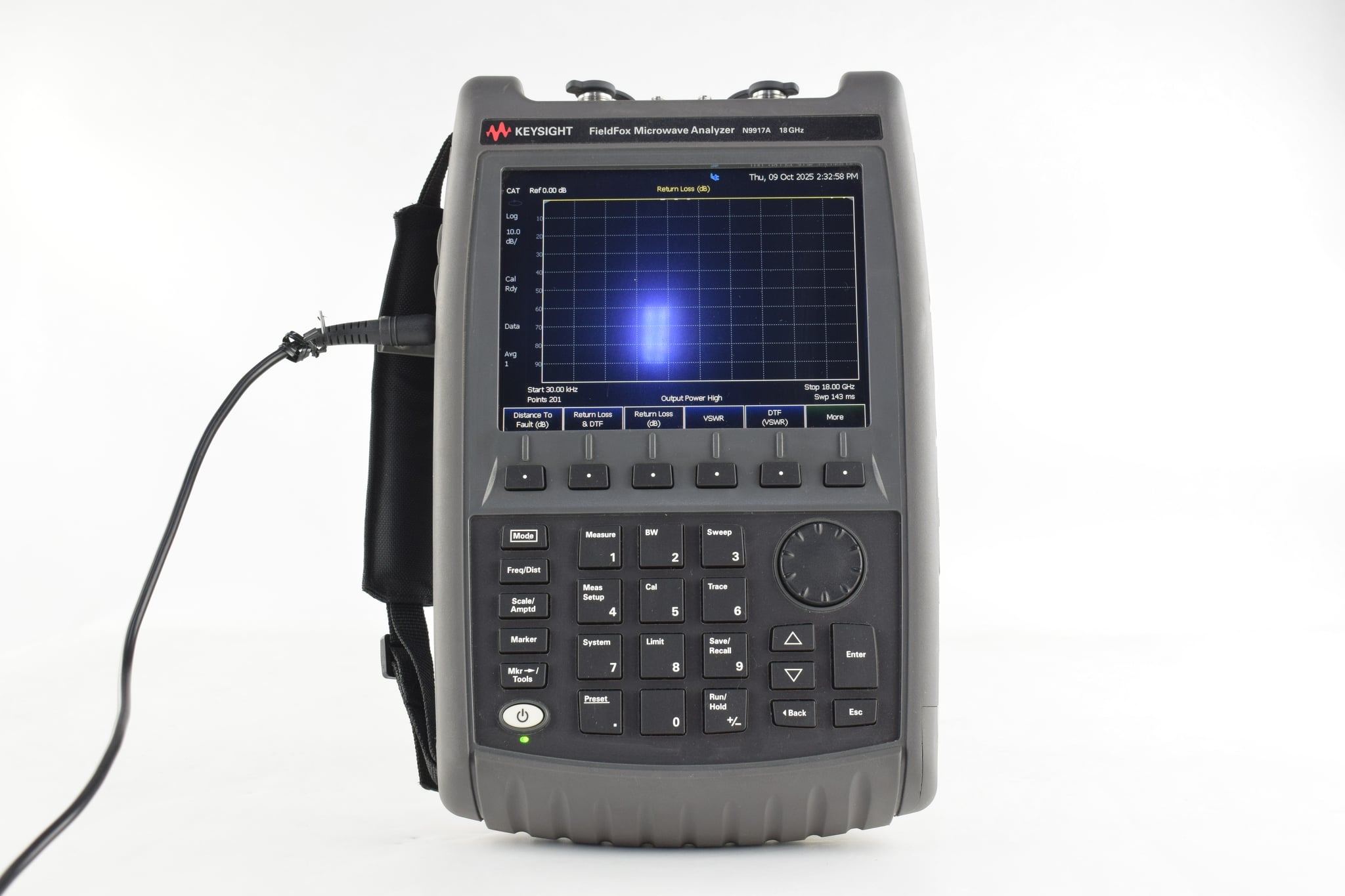 FieldFox Handheld Microwave Analyzer / 30 kHz to 18 GHz Keysight Used N9917A - Actual Instrument - Image 7