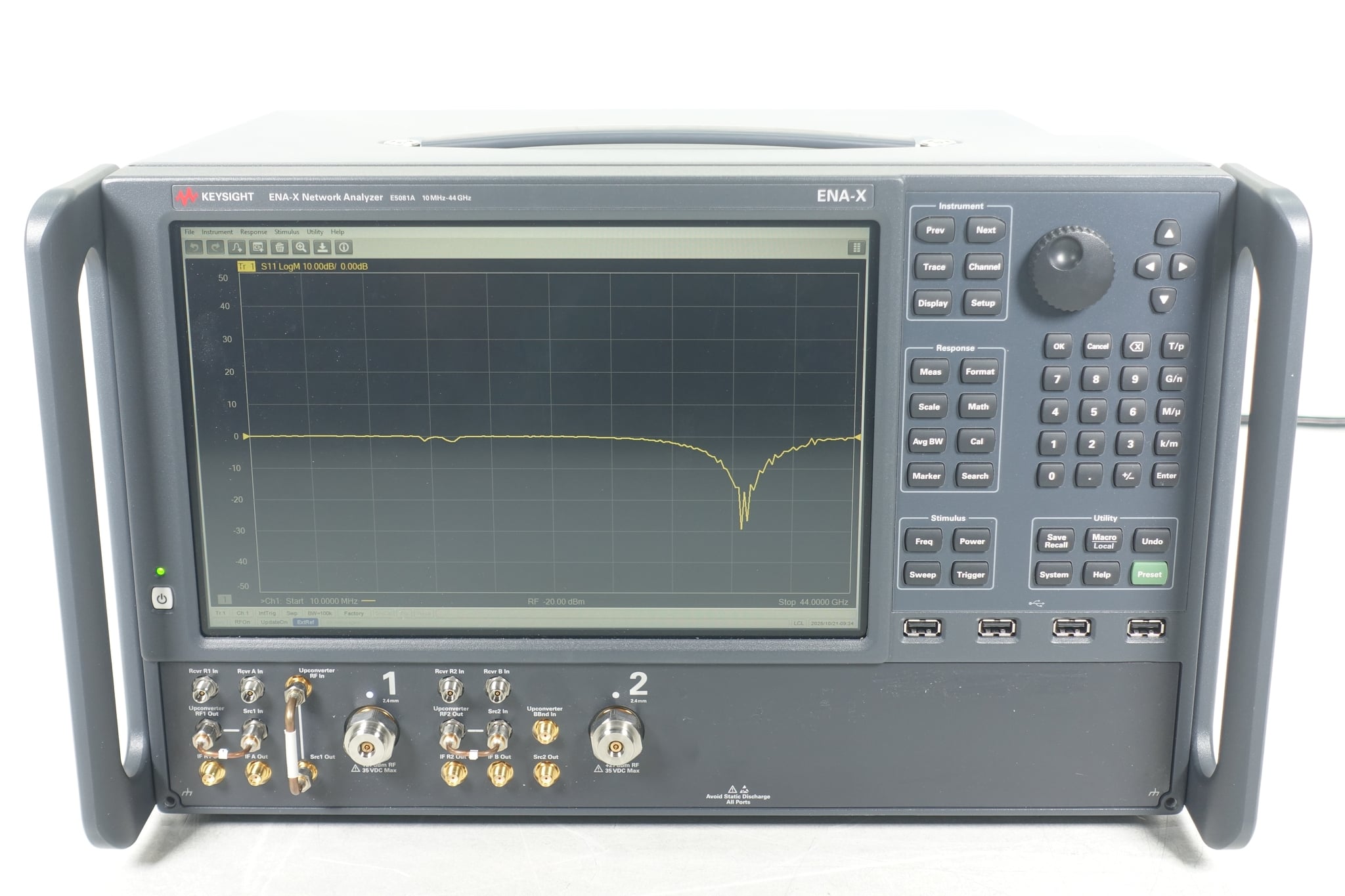 ENA-X Series Vector Network Analyzer Keysight Used E5081A - Actual Instrument - Image 1