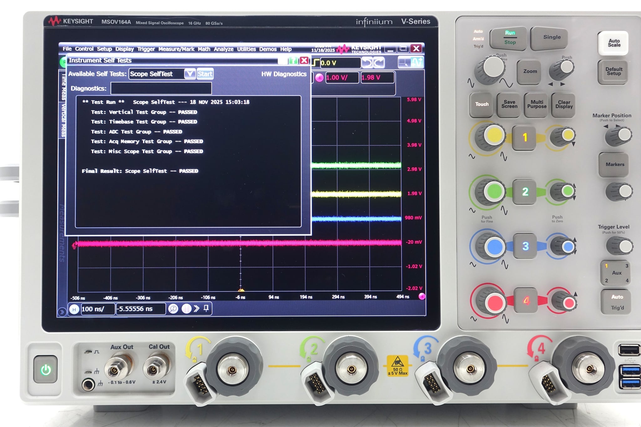 Keysight Used MSOV164A - Actual Instrument - Image 7