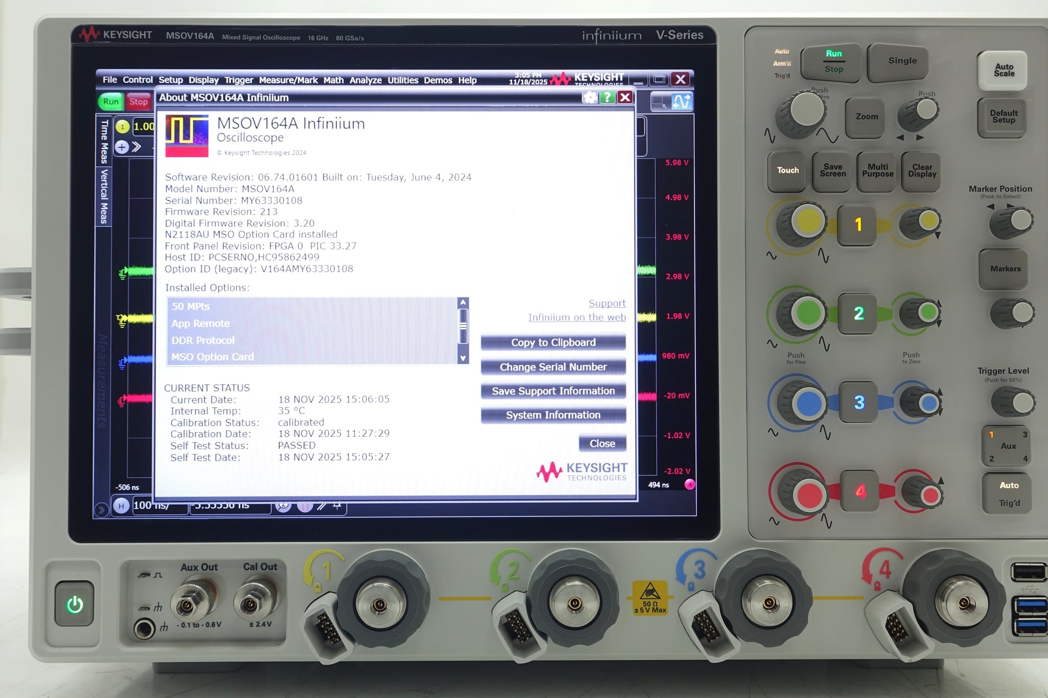 Keysight Used MSOV164A - Actual Instrument - Image 8