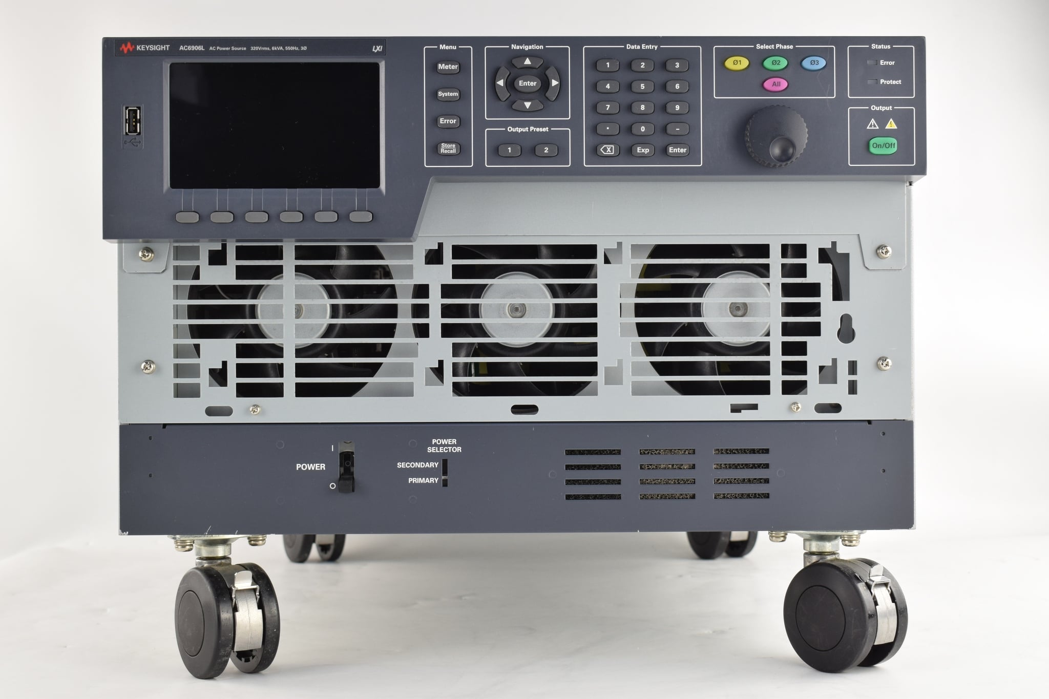 AC Power Source 320Vrms, 6kVA, 550Hz, 3 Phase Keysight Used AC6906L - Actual Instrument - Image 1