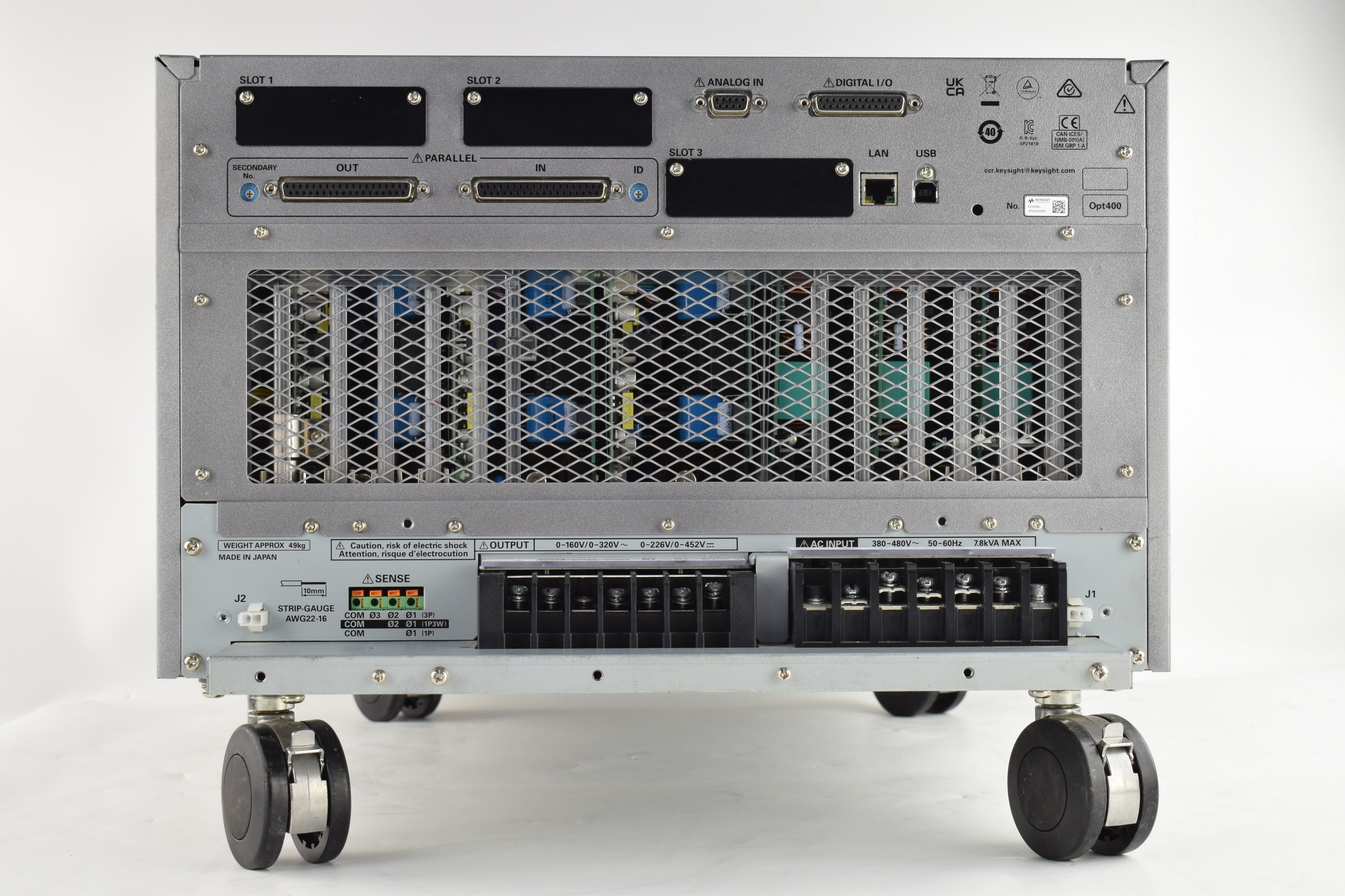 AC Power Source 320Vrms, 6kVA, 550Hz, 3 Phase Keysight Used AC6906L - Actual Instrument - Image 6