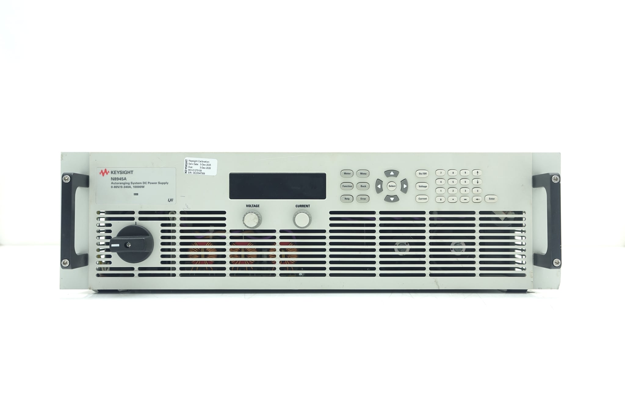 Autoranging System DC Power Supply / 80V / 340A / 10000W / 400VAC Keysight Used N8945A - Actual Instrument - Image 1