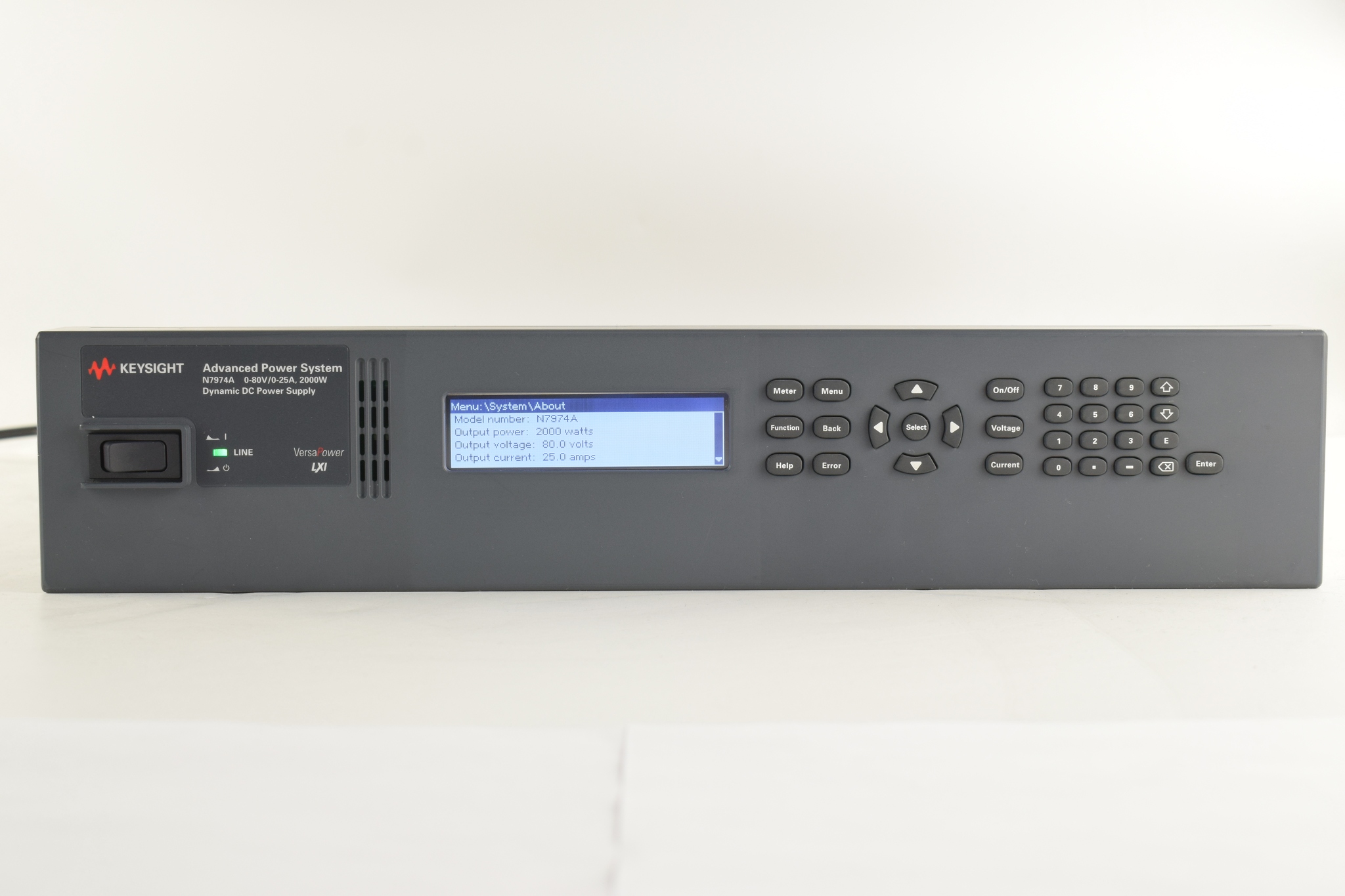 Advanced Dynamic DC Power Supply System / 80V / 25A / 2000W Keysight Used N7974A - Actual Instrument - Image 1
