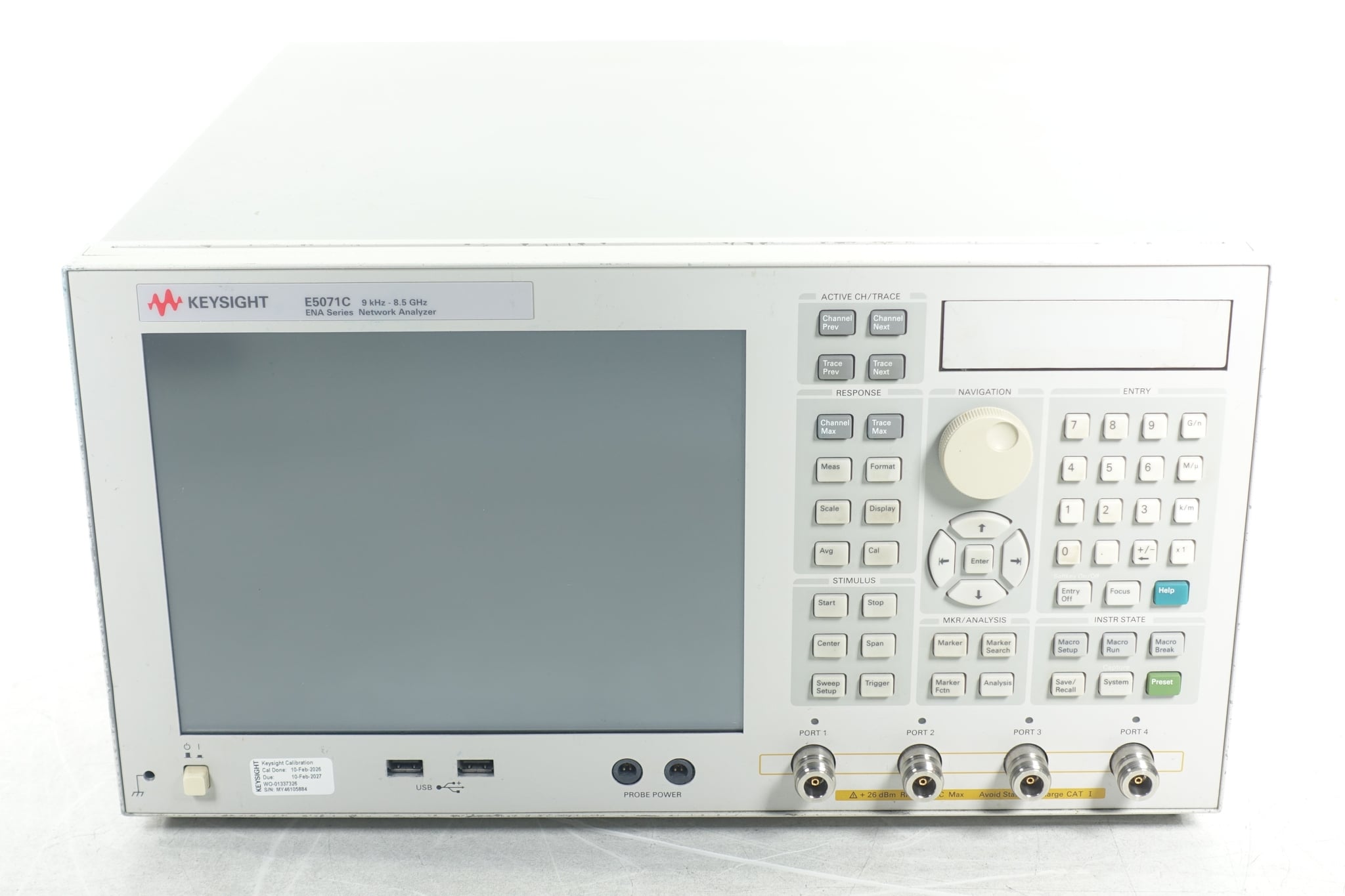 中古品 絶版 LANポートの無いヴィンテージMac用ネットワーク機器EA-500 ネットワークアナライザ - Used Keysight Equipment
