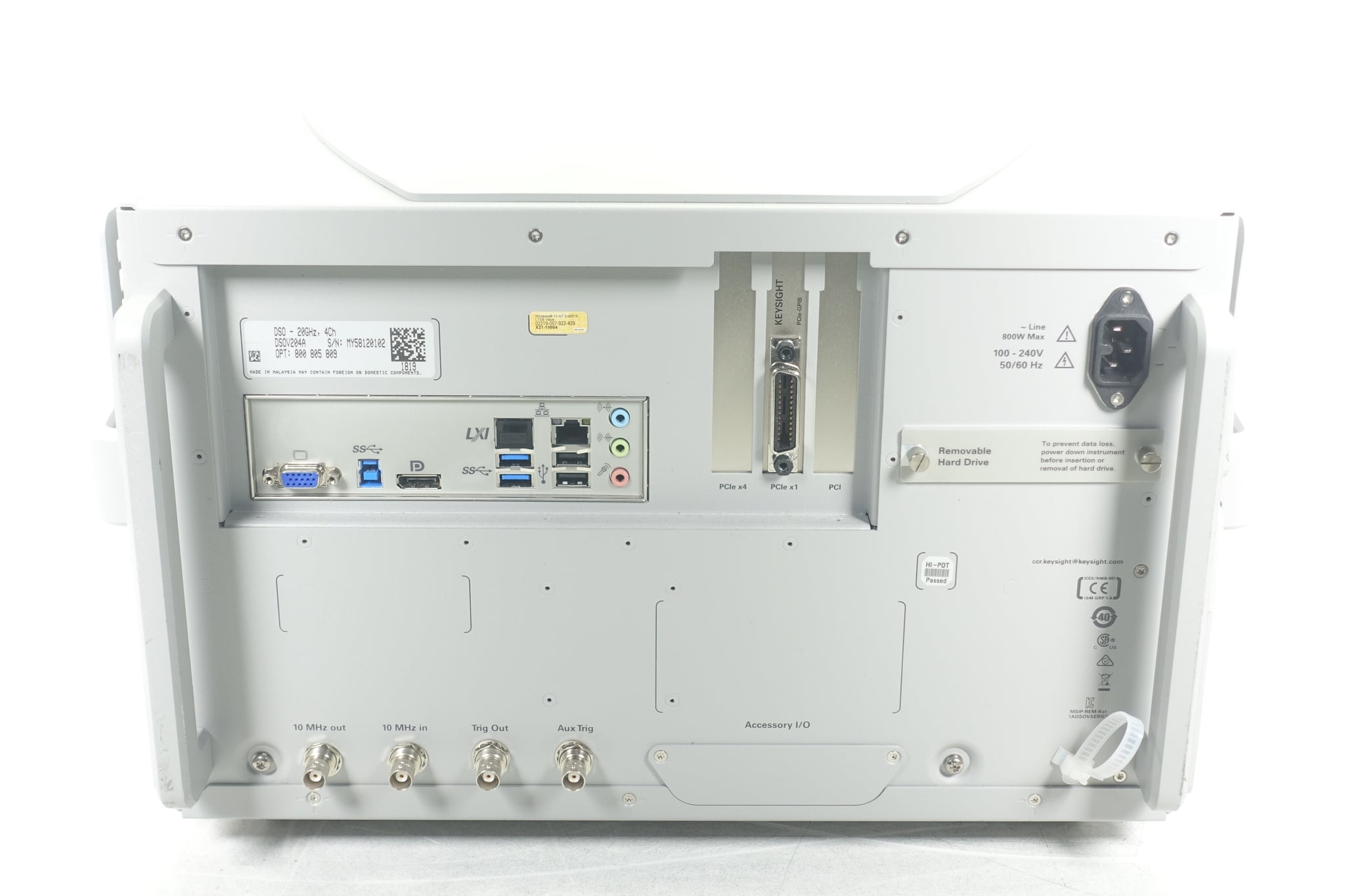 Keysight Used DSOV204A - Actual Instrument - Image 2