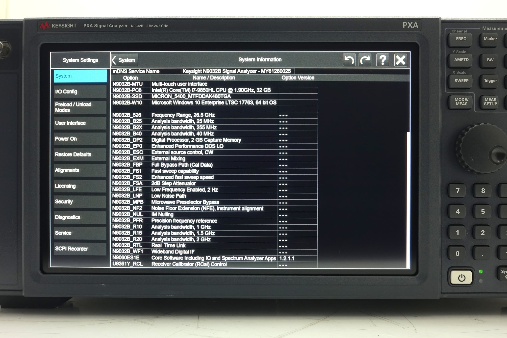 スペクトラムアナライザ - Used Keysight Equipment