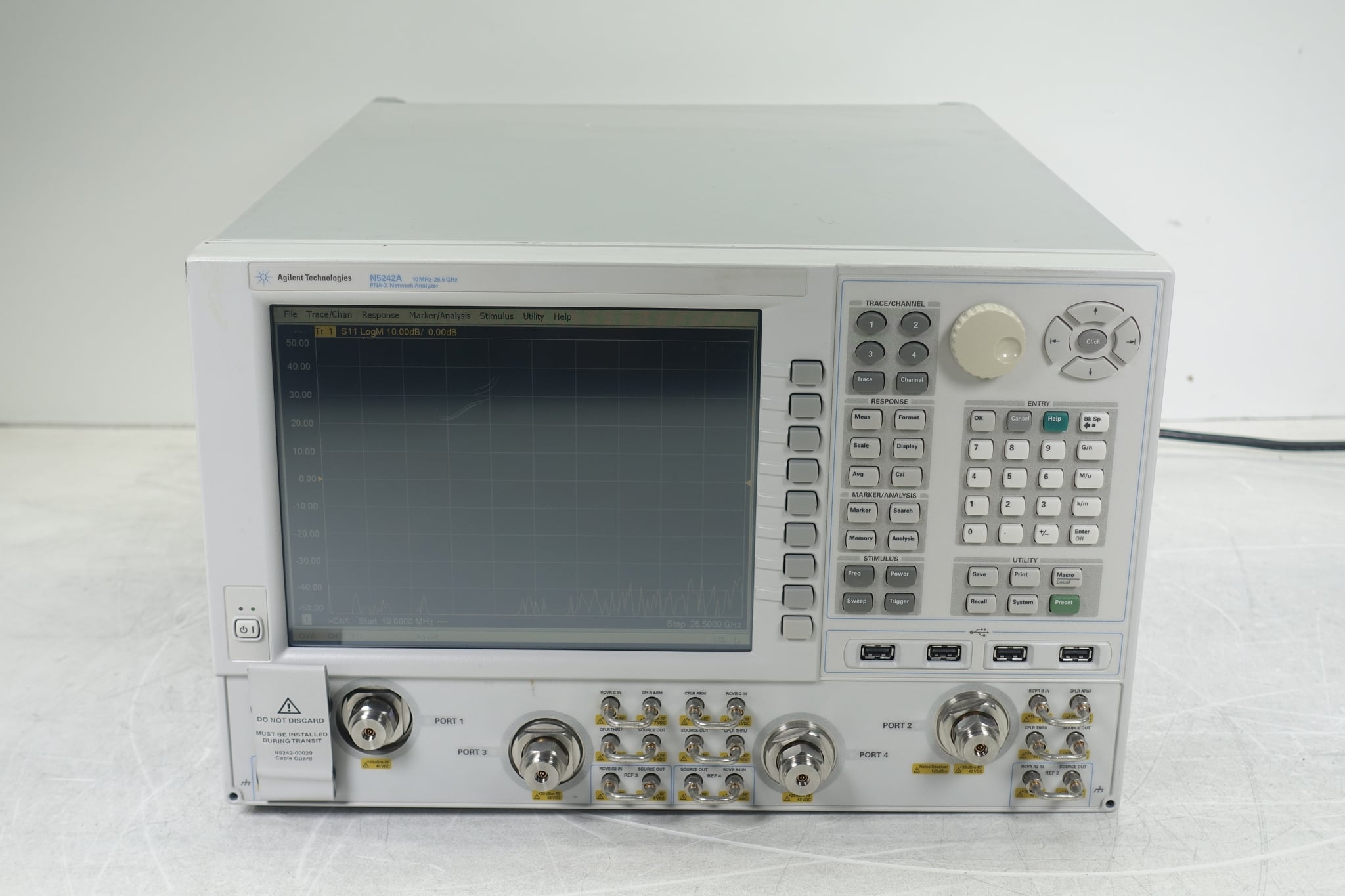 4-port / Configurable Test Set / Internal Second Source Keysight Used N5242A-400 - Actual Instrument - Image 1