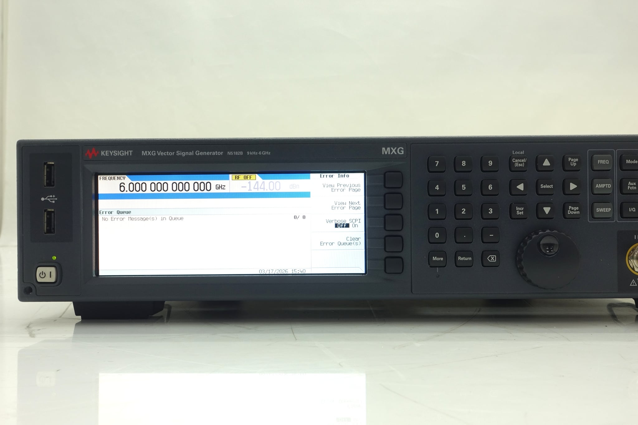 9 kHz to 6 GHz Keysight Used N5182B-506 - Actual Instrument - Image 9