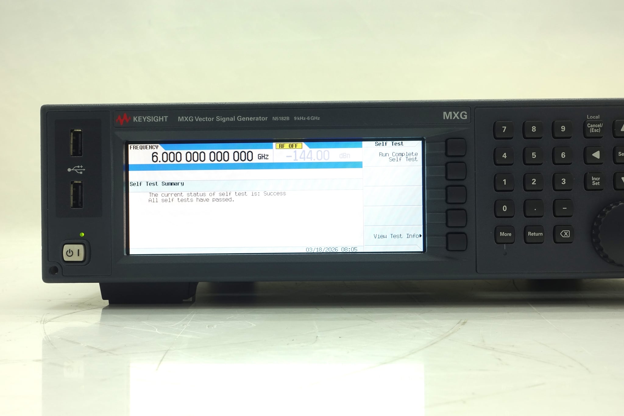 9 kHz to 6 GHz Keysight Used N5182B-506 - Actual Instrument - Image 16