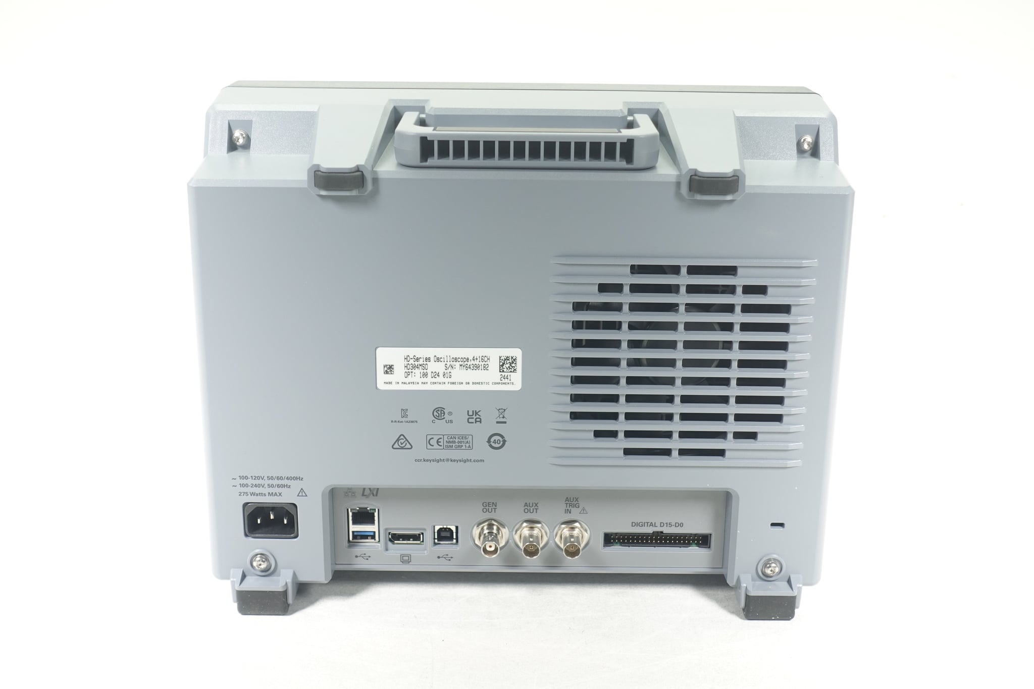 InfiniiVision 300 HD-Series Mixed Signal Oscilloscope, 4+16 Channel Keysight Used HD304MSO - Actual Instrument - Image 5