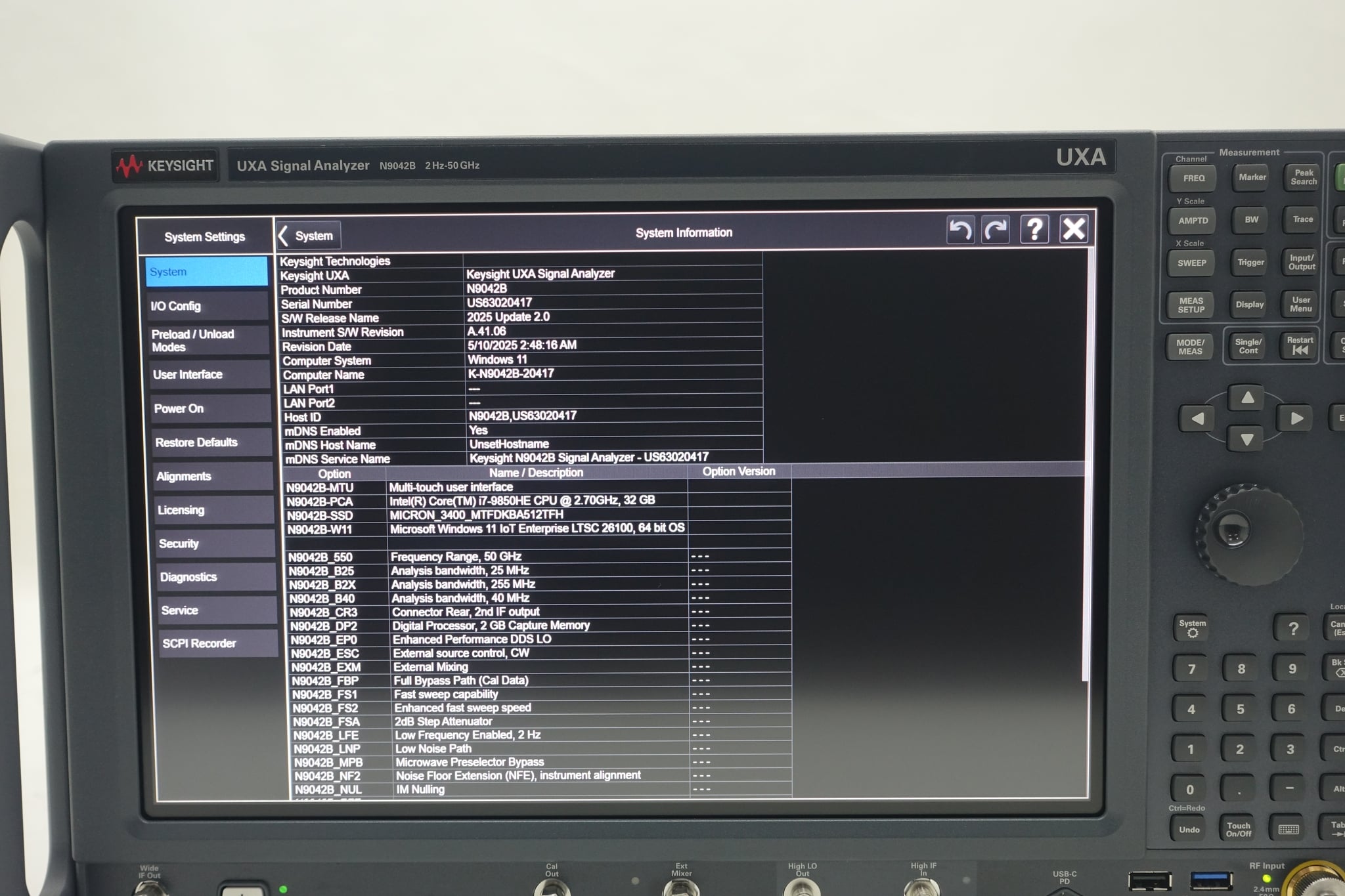 スペクトラムアナライザ - Used Keysight Equipment