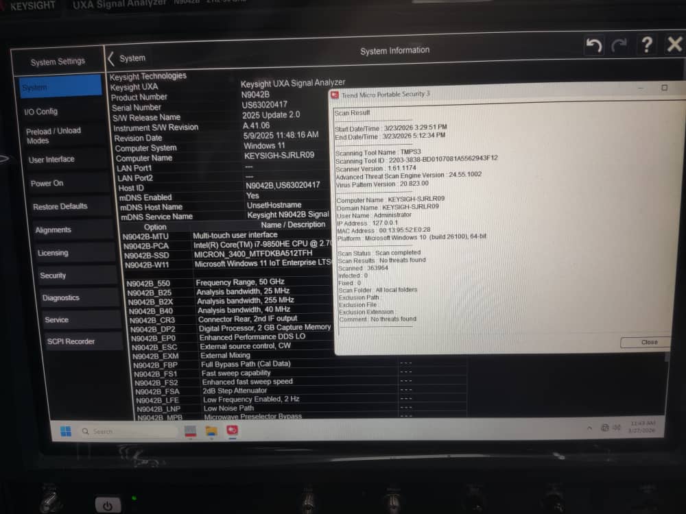 スペクトラムアナライザ - Used Keysight Equipment