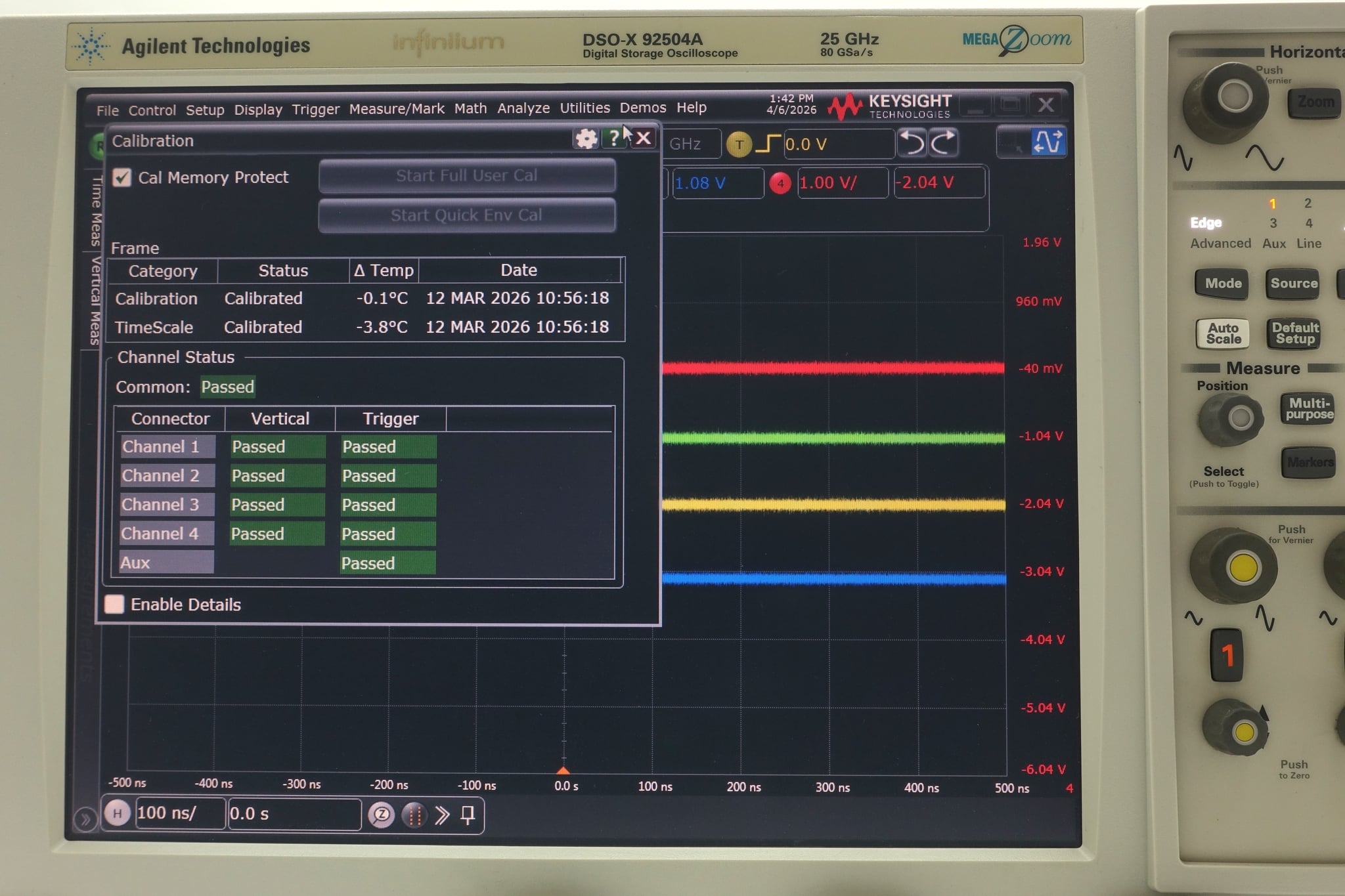 Keysight Used DSOX92504A - Actual Instrument - Image 9