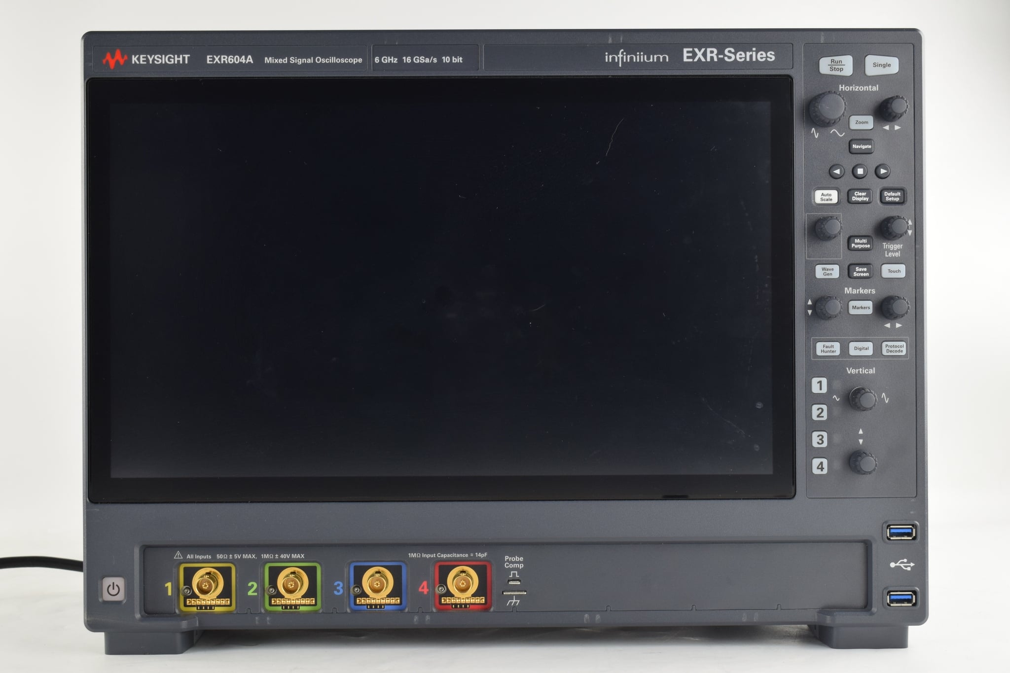 Infiniium EXR-Series Real-Time Oscilloscope / 6 GHz / 16 GSa/s / 4 Channel Keysight Used EXR604A - Actual Instrument - Image 7
