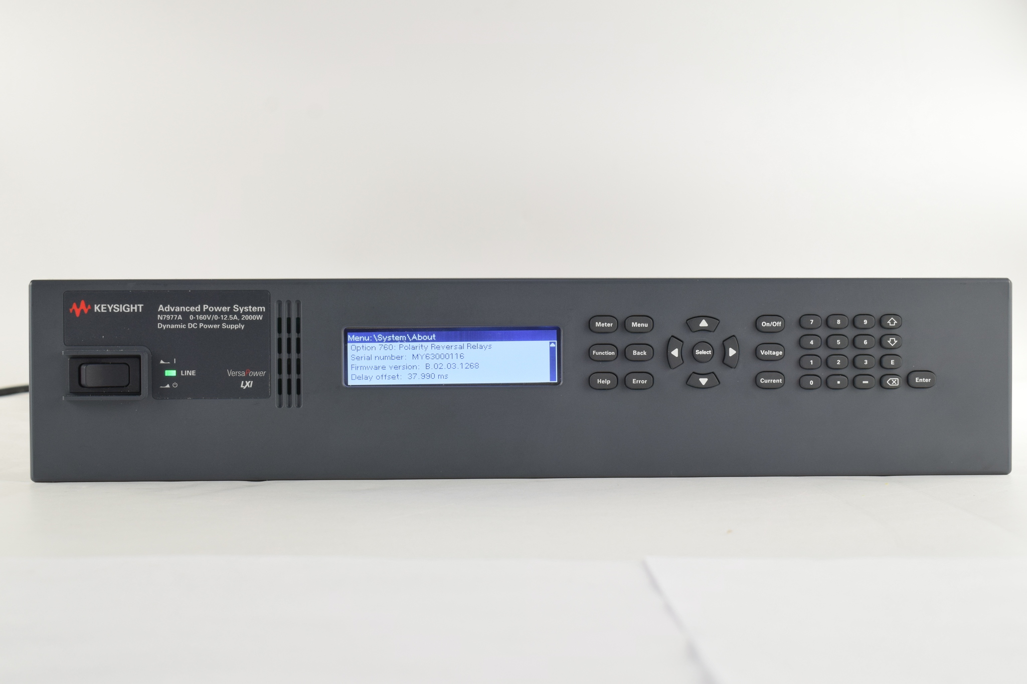 Advanced Dynamic DC Power Supply System / 160V / 12.5A / 2000W Keysight Used N7977A - Actual Instrument - Image 8