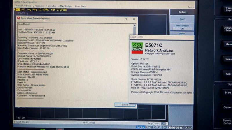 nns 様　確認ページ ネットワークアナライザ - Used Keysight Equipment