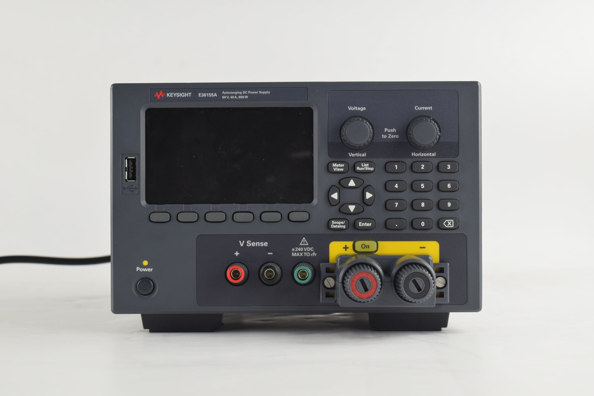 DC power supply, single-output, auto-range: 60V, 40A, 800W: LAN, USB Keysight Used E36155A - Actual Instrument - Image 3