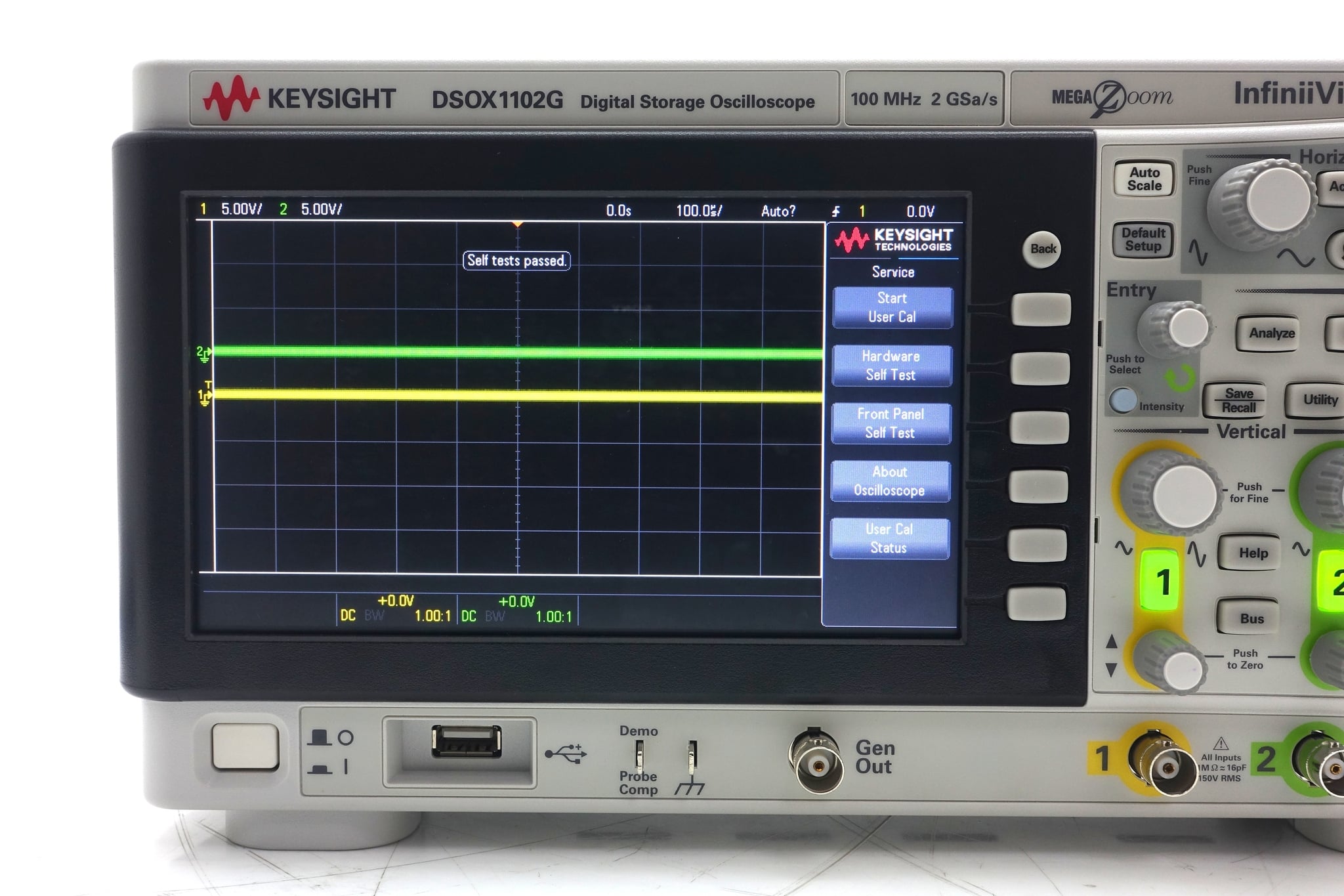 Oscilloscope / 70MHz / 2 Analog Channels Keysight Used DSOX1102G - Actual Instrument - Image 11