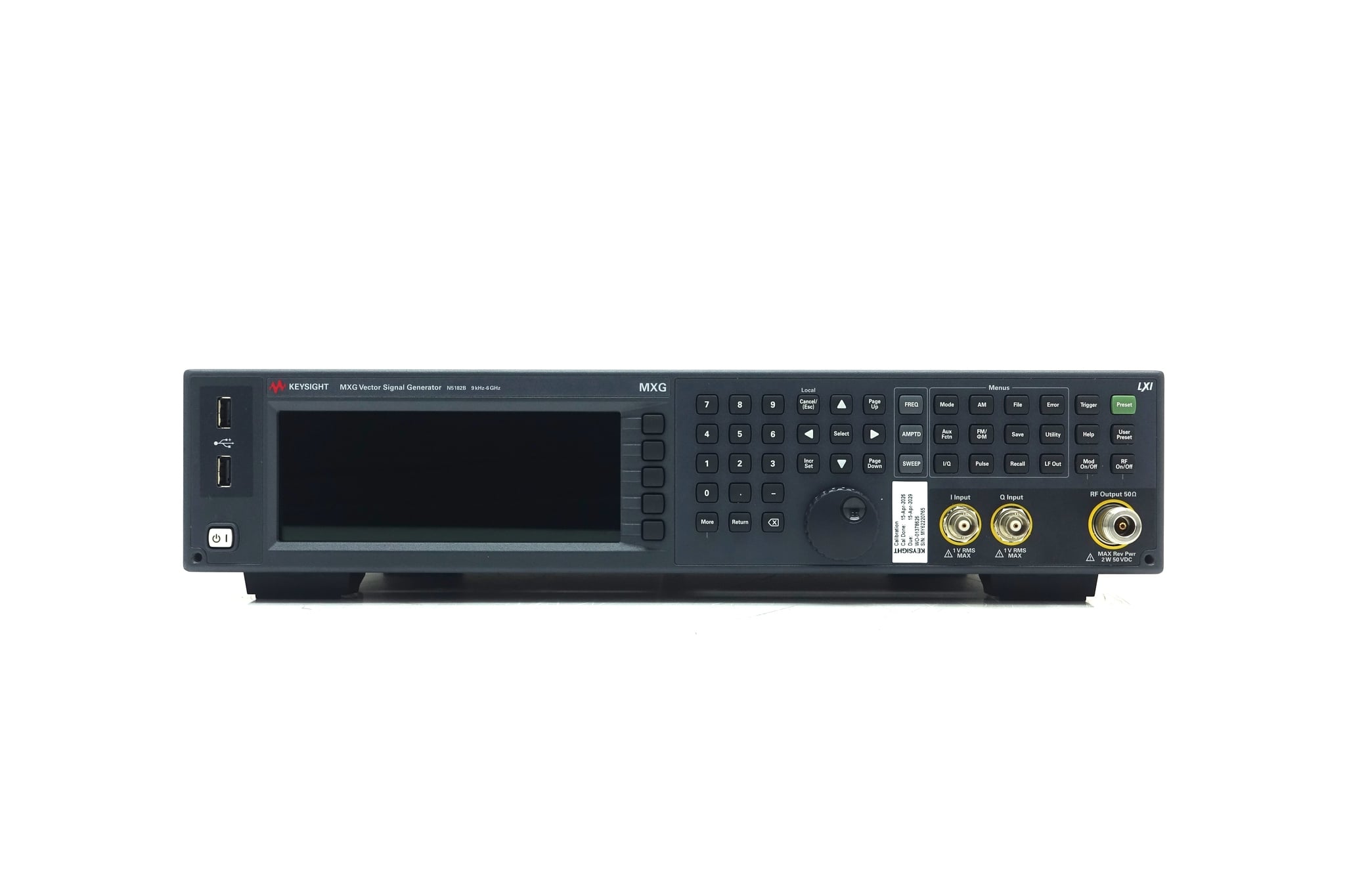 9 kHz to 6 GHz Keysight Used N5182B-506 - Actual Instrument - Image 1