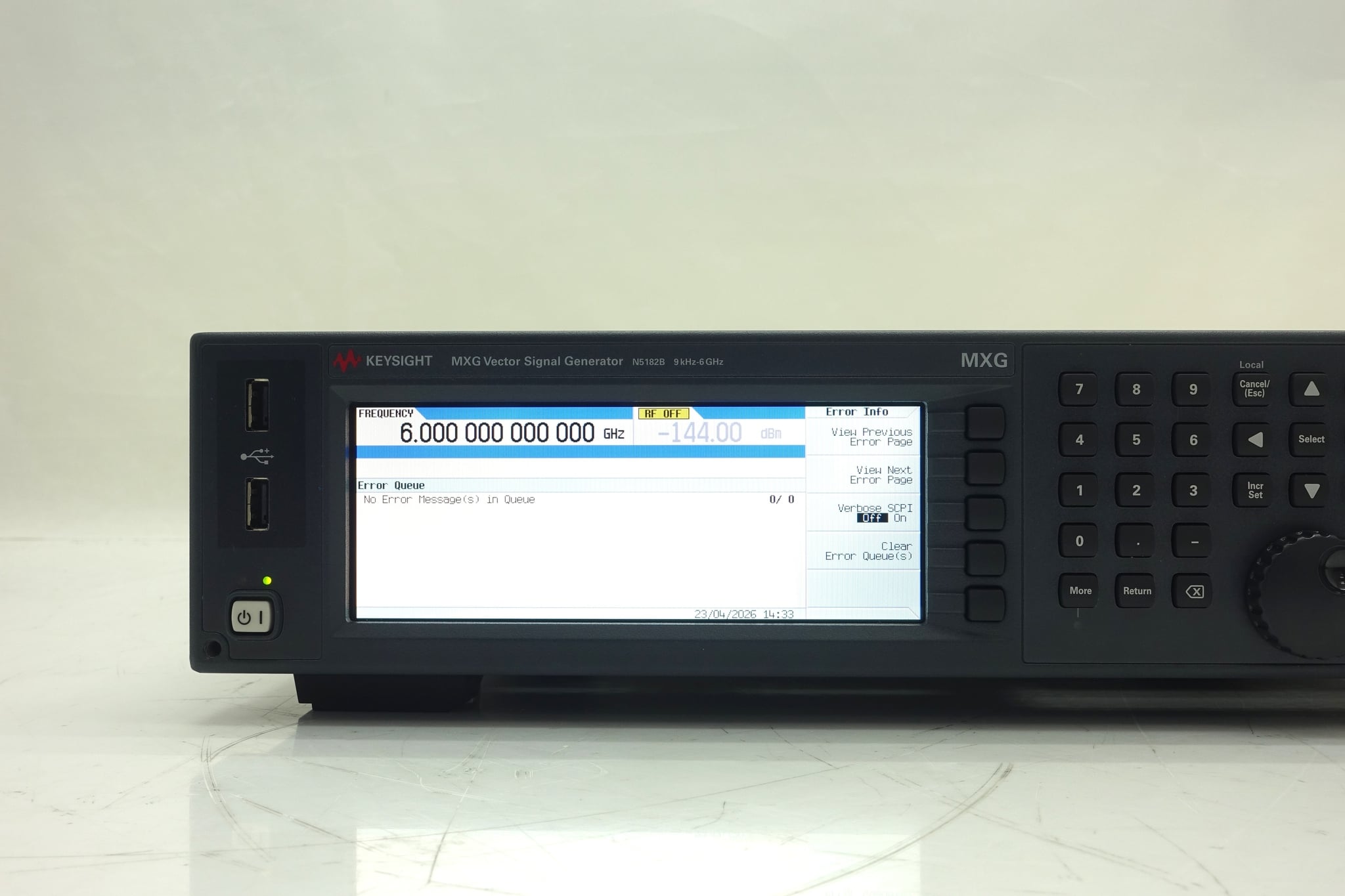 9 kHz to 6 GHz Keysight Used N5182B-506 - Actual Instrument - Image 9