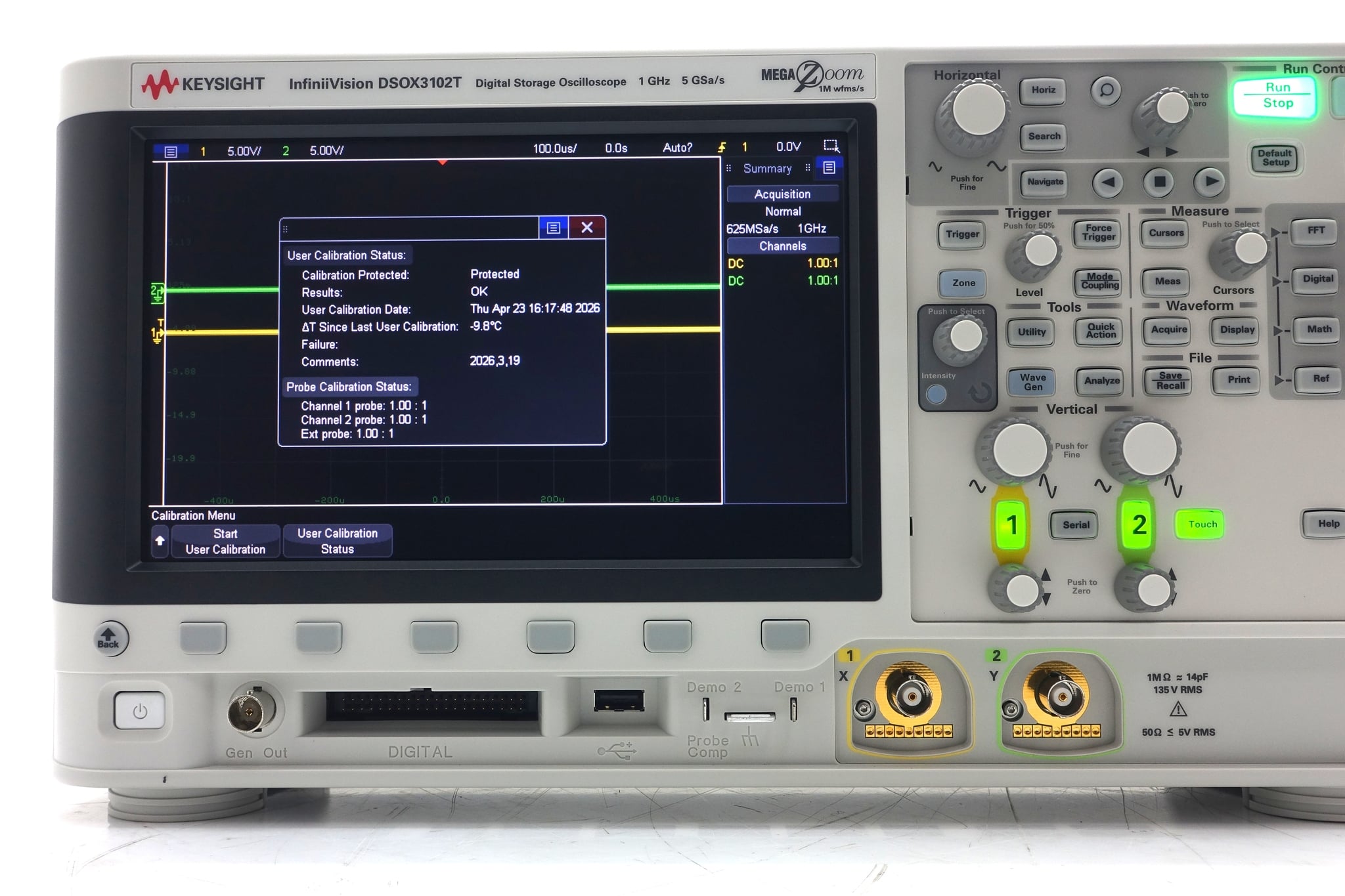 Keysight Used DSOX3102T - Actual Instrument - Image 10