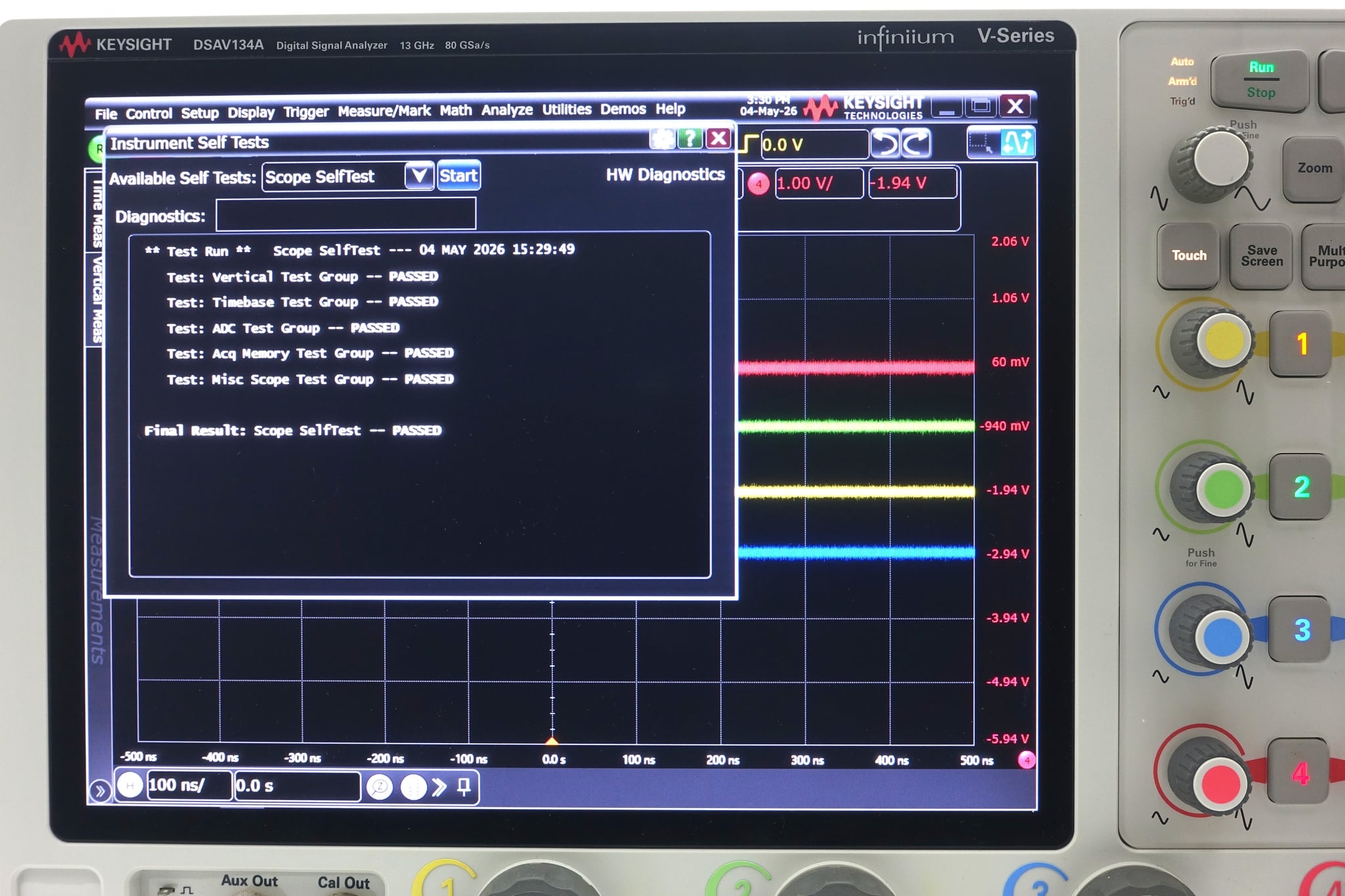 Keysight Used DSAV134A - Actual Instrument - Image 11