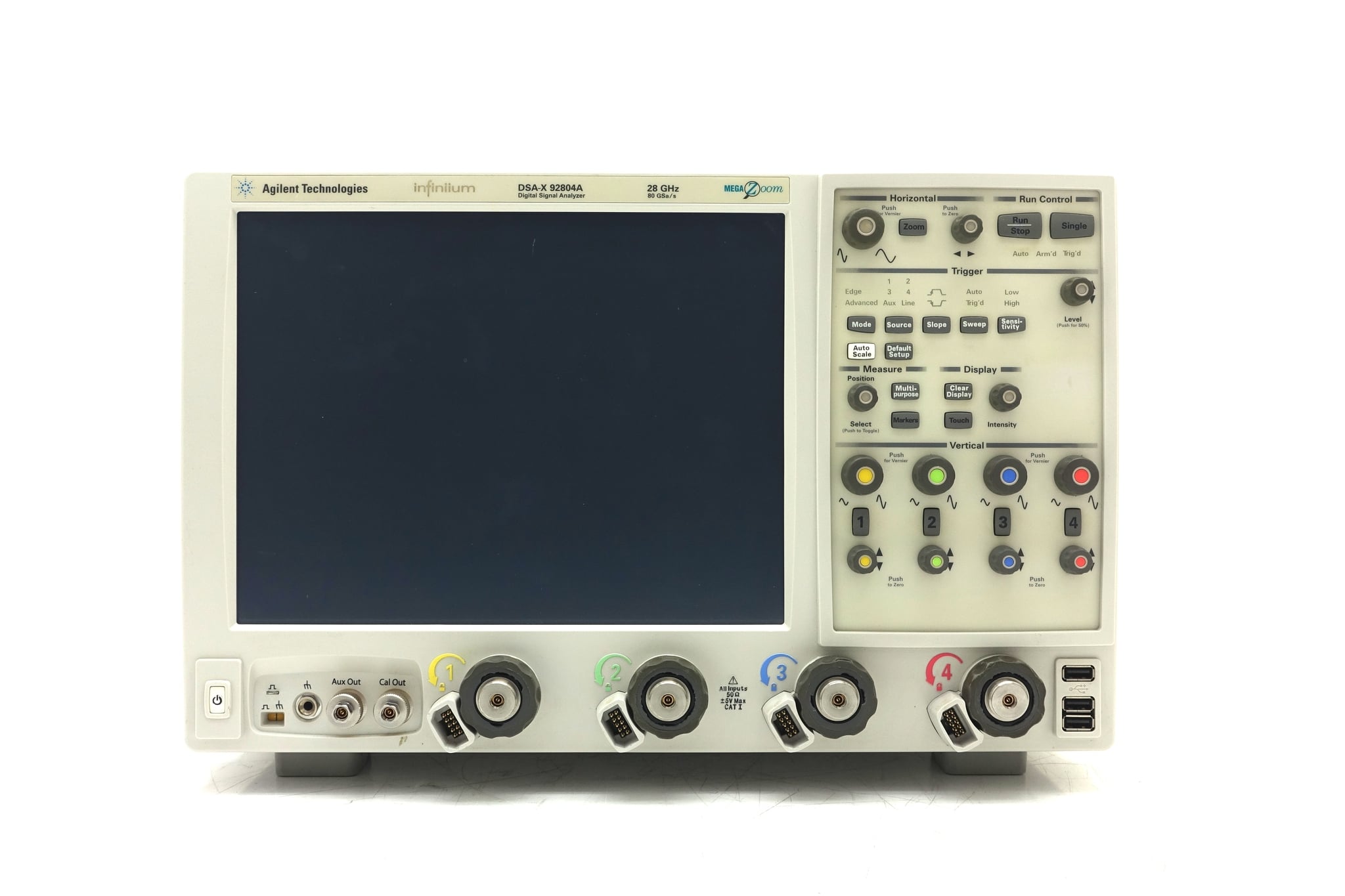 Infiniium High-Performance Oscilloscope / 28 GHz / 80/40 GSa/s / 4 Channels / 50M Keysight Used DSAX92804A - Actual Instrument - Image 1