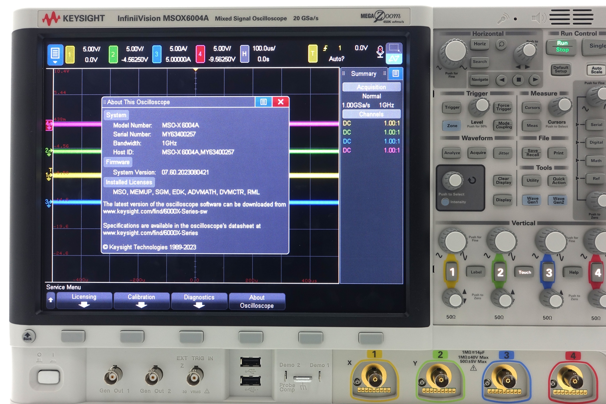 動作は確認済みです。 あまり使用しておりません。 オシロスコープ - Used Keysight Equipment
