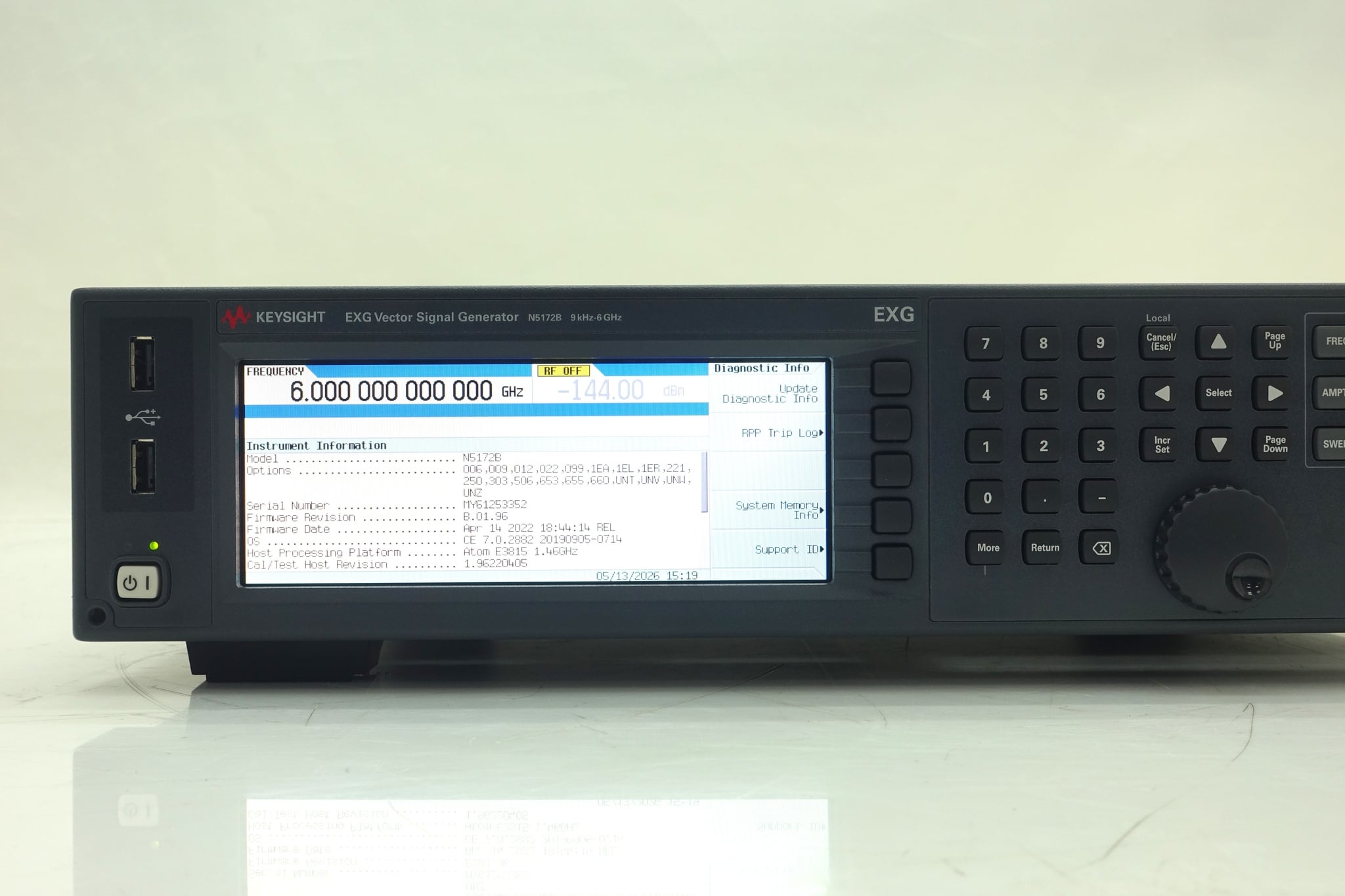 9 kHz to 6 GHz Keysight Used N5172B-506 - Actual Instrument - Image 10