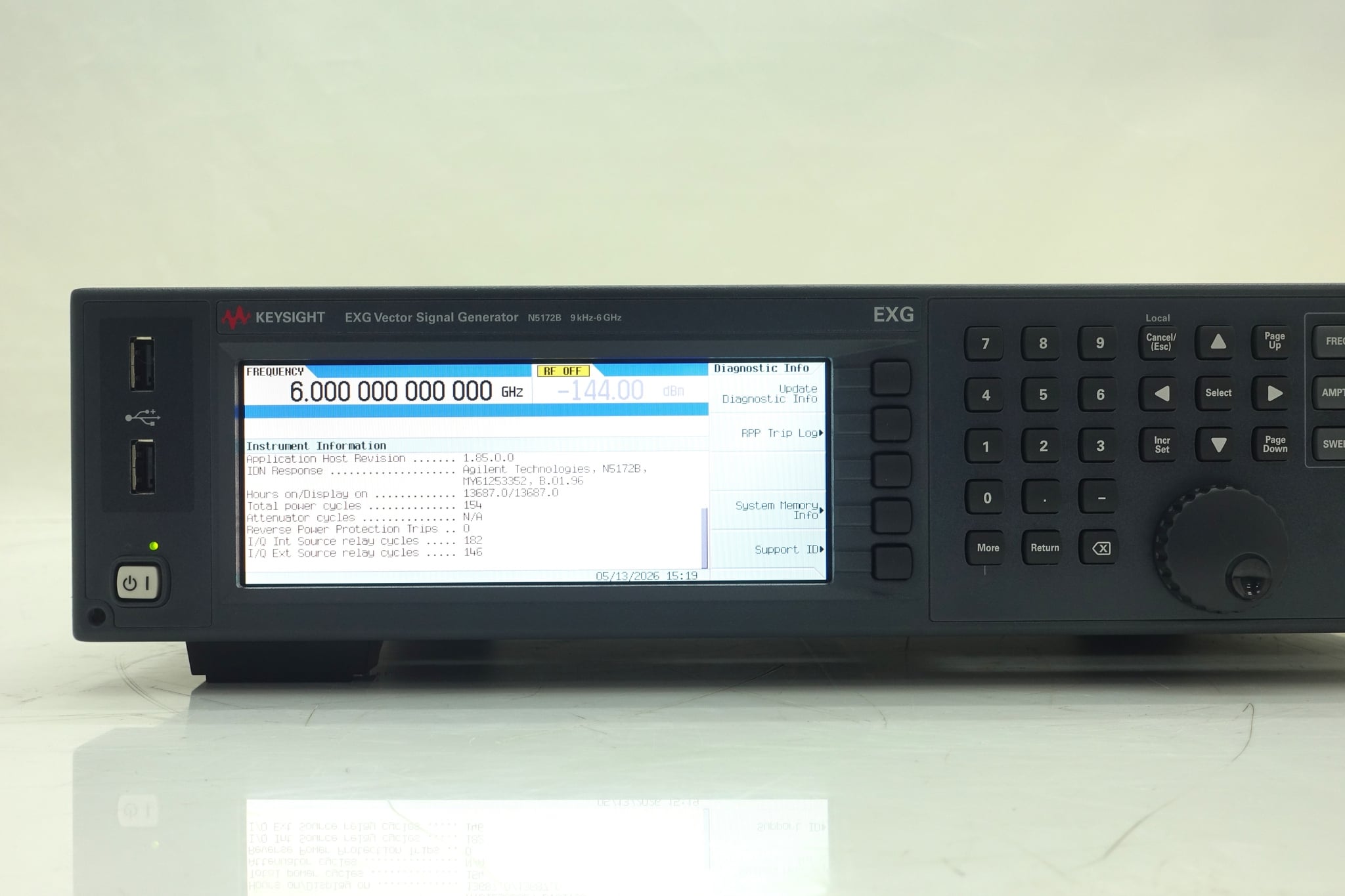 9 kHz to 6 GHz Keysight Used N5172B-506 - Actual Instrument - Image 11