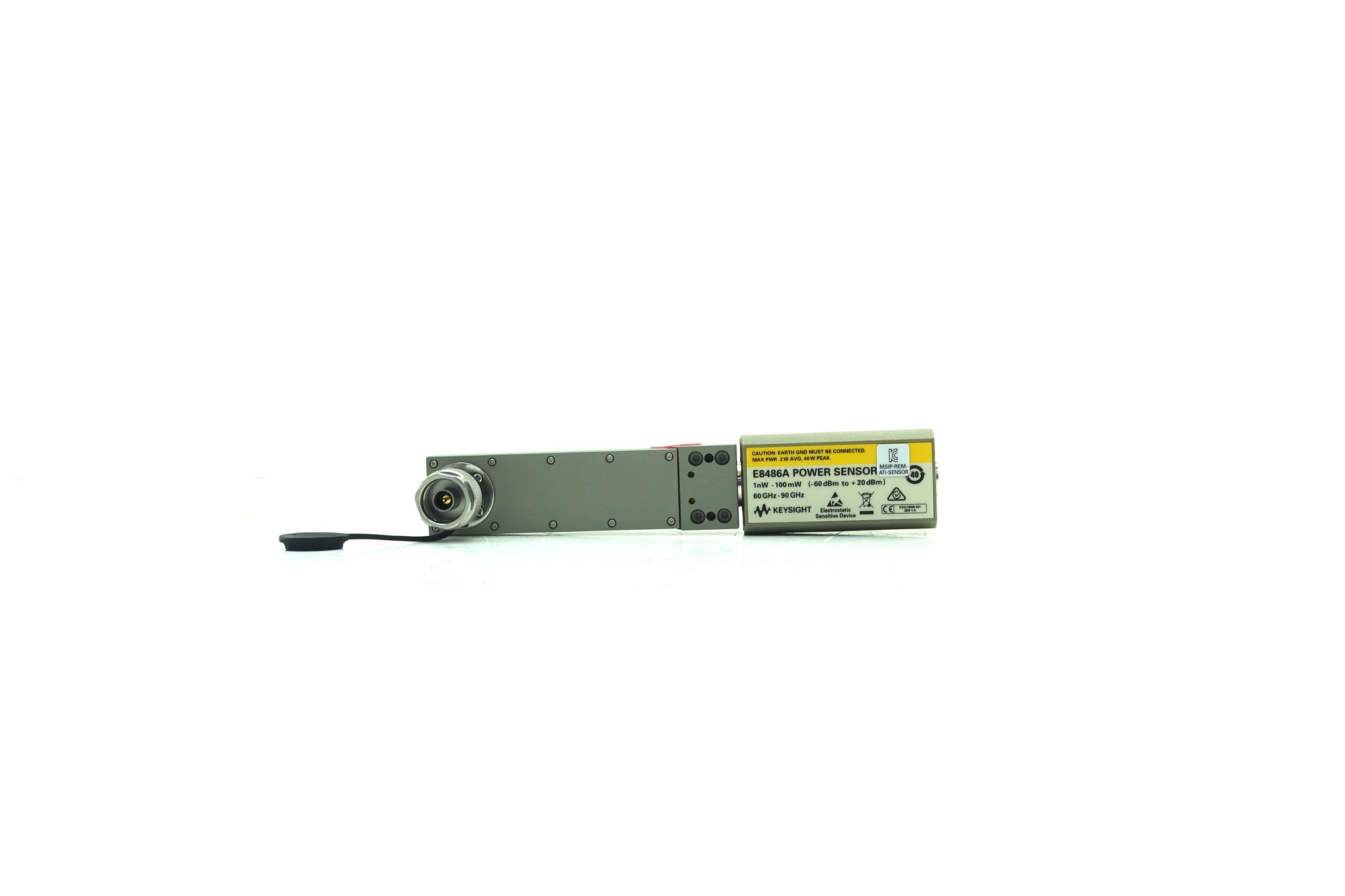 Waveguide Power Sensor / 60 to 90 GHz / -30 to +20 dBm Keysight Used E8486A - Actual Instrument - Image 1