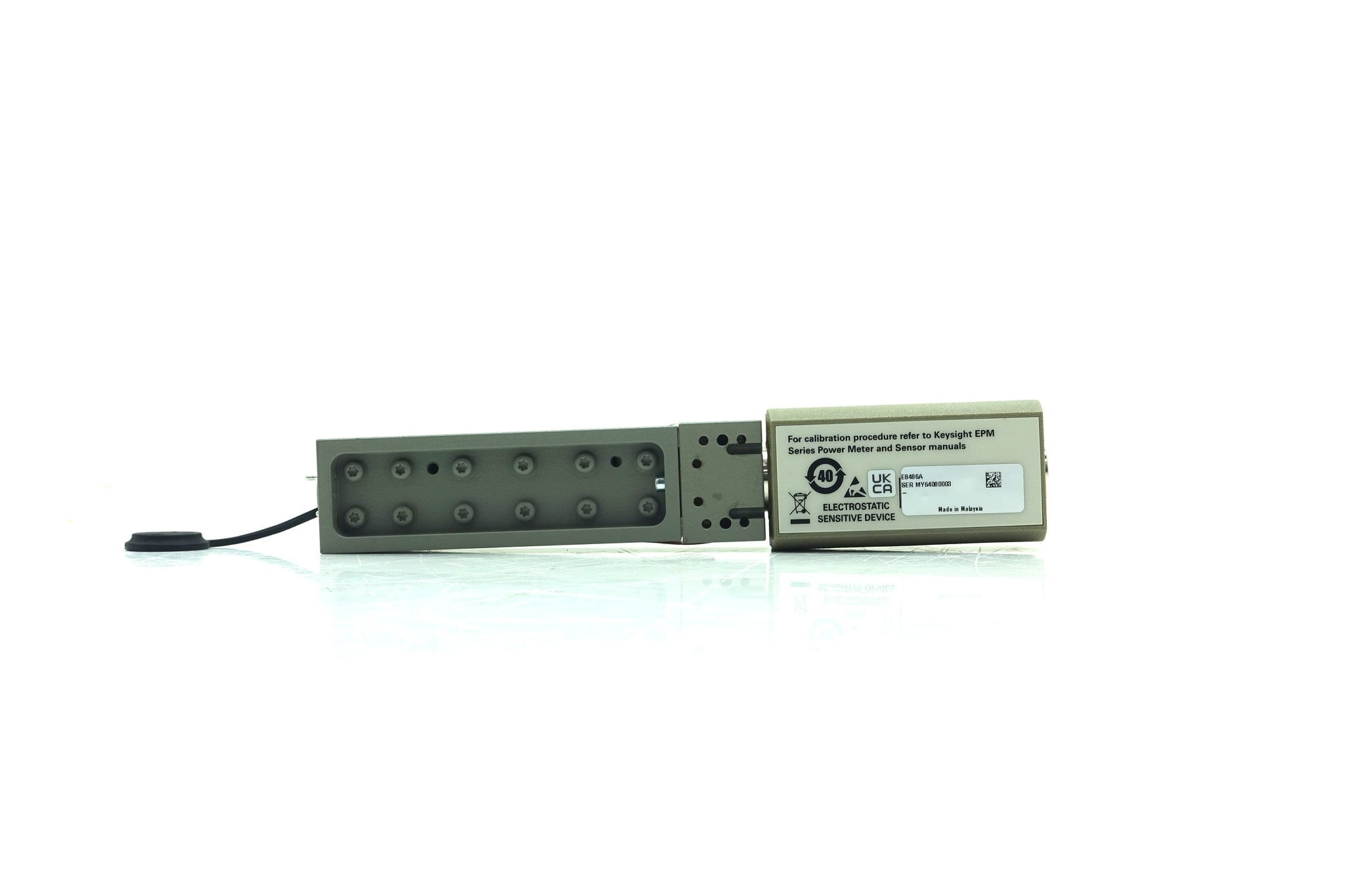 Waveguide Power Sensor / 60 to 90 GHz / -30 to +20 dBm Keysight Used E8486A - Actual Instrument - Image 2