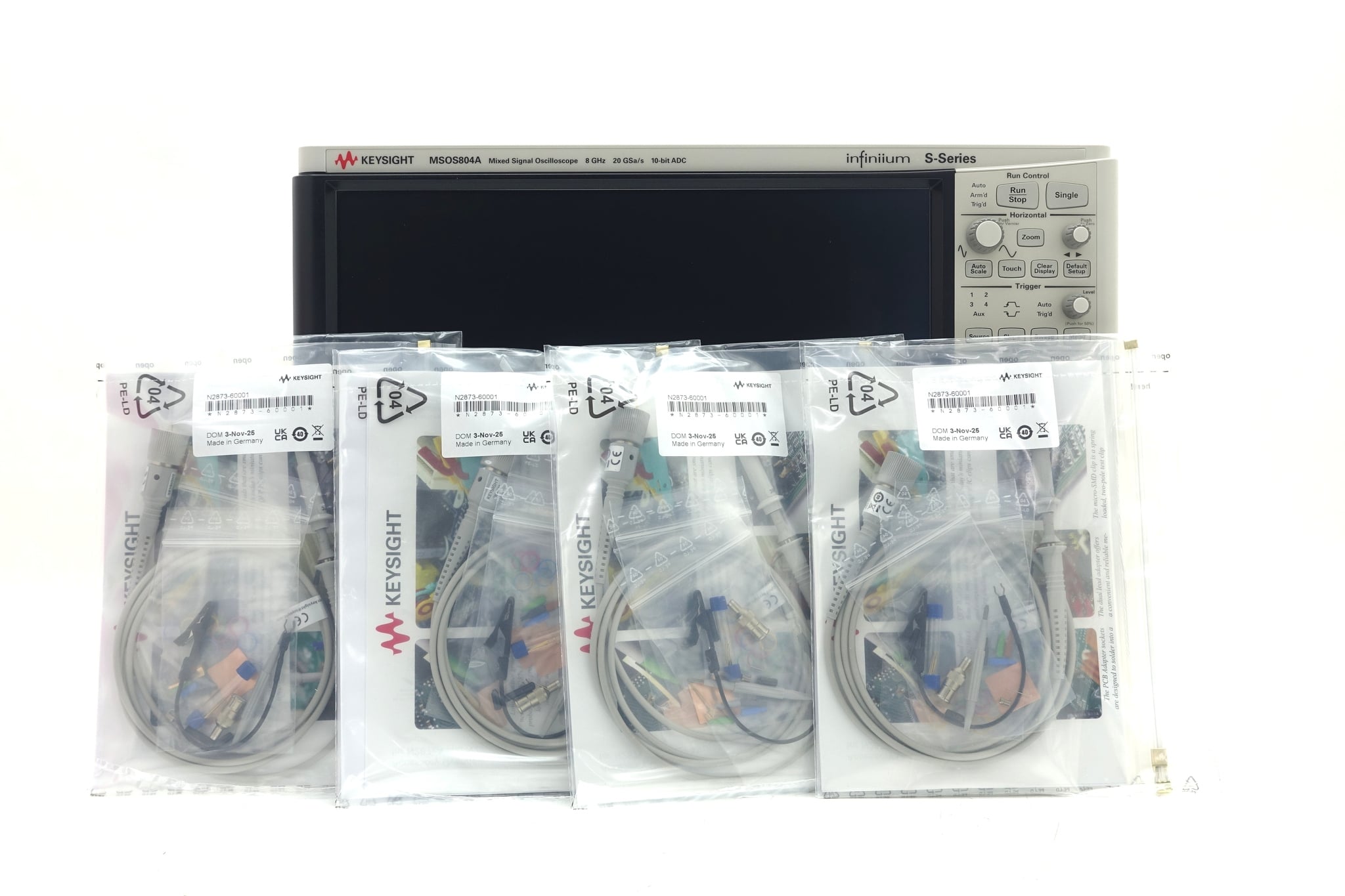 High-Definition Oscilloscope / 8 GHz / 4 Analog Plus 16 Digital Channels Keysight Used MSOS804A - Actual Instrument - Image 9