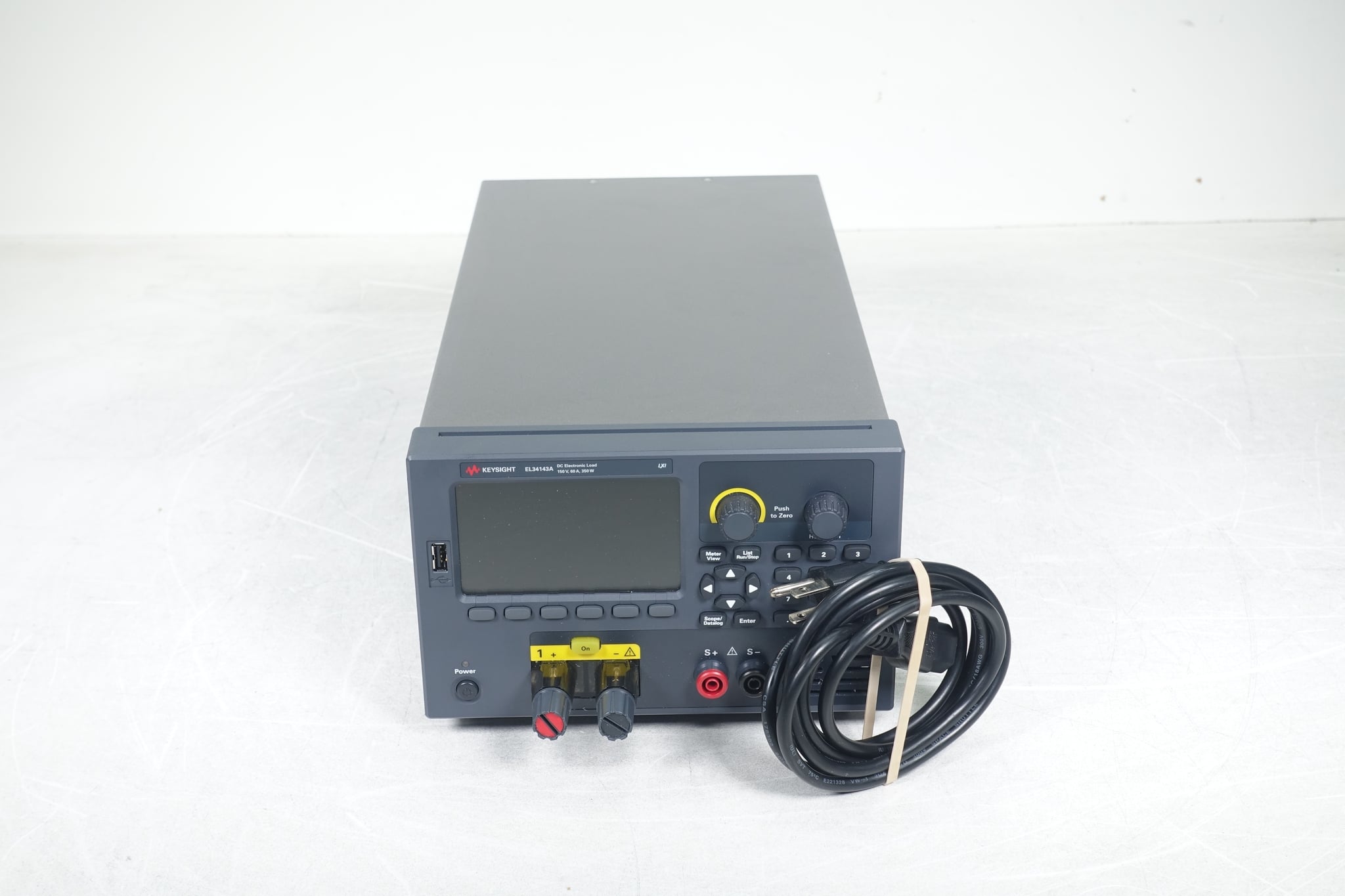 Bench Electronic Load / Single-input / 150V / 60A / 350W / LAN / USB Keysight Used EL34143A - Actual Instrument - Image 3