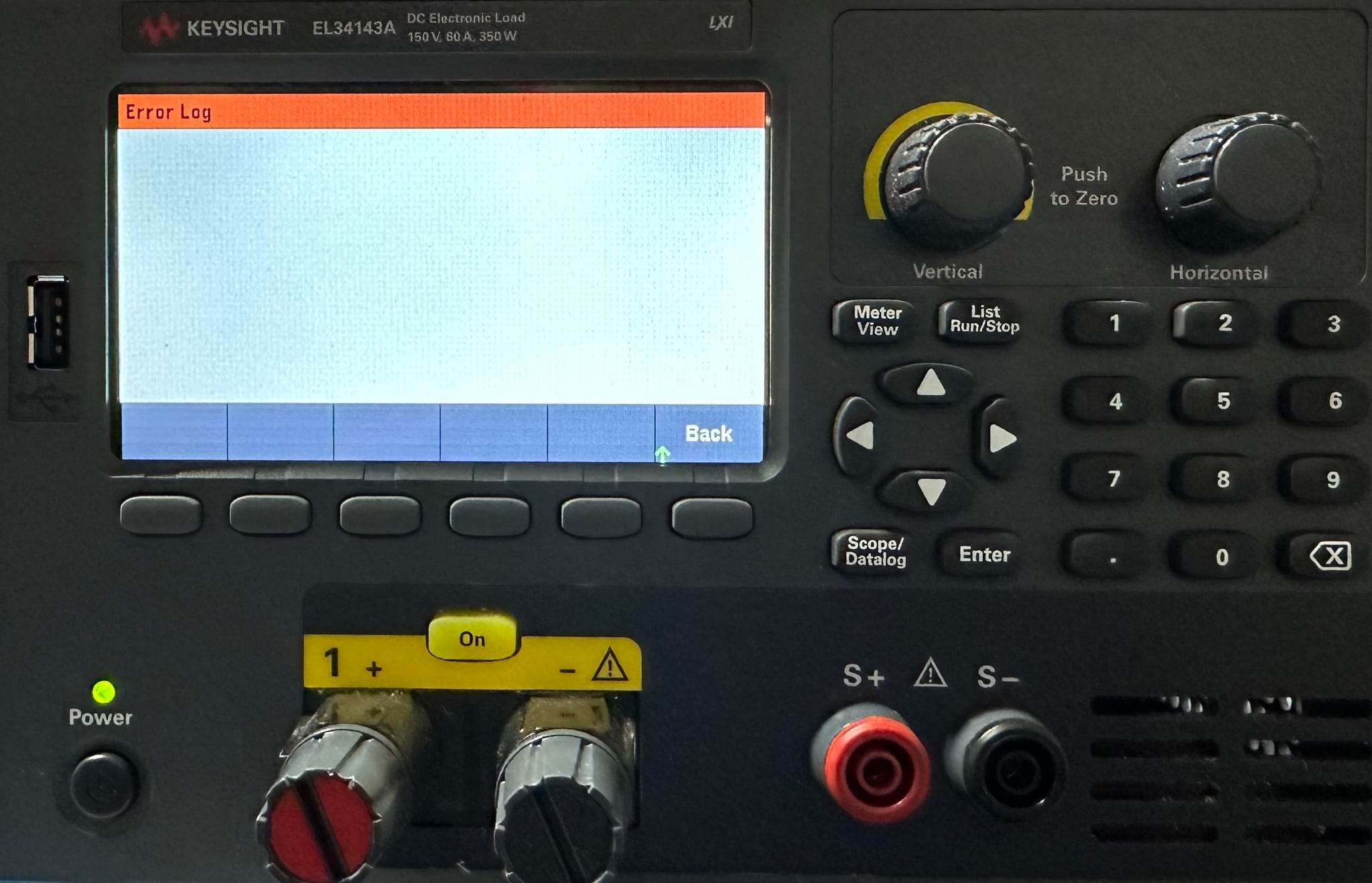 Bench Electronic Load / Single-input / 150V / 60A / 350W / LAN / USB Keysight Used EL34143A - Actual Instrument - Image 10