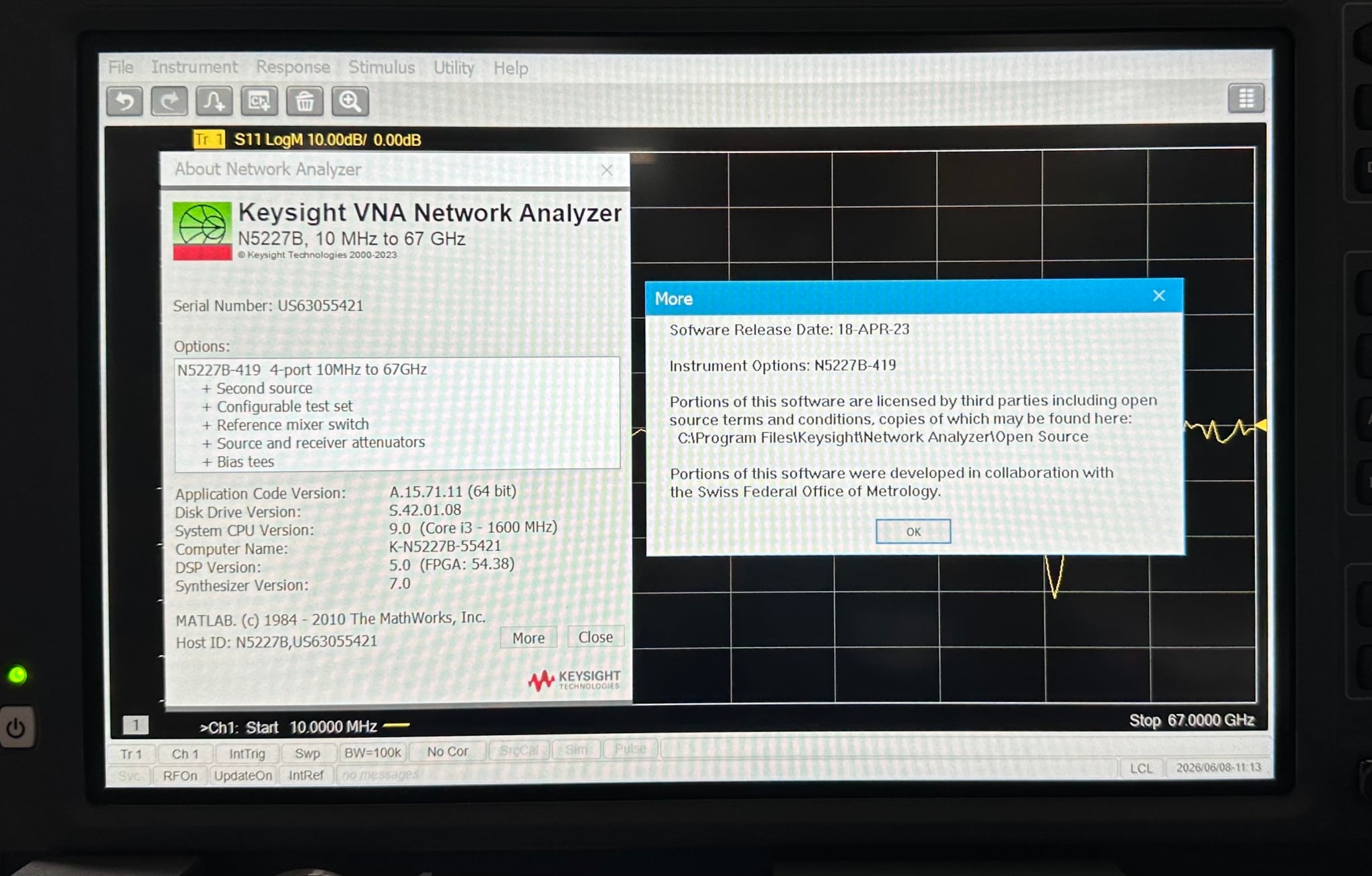 Lightwave Component Analyzer - Single Mode Keysight Used N4373E - Actual Instrument - Image 19